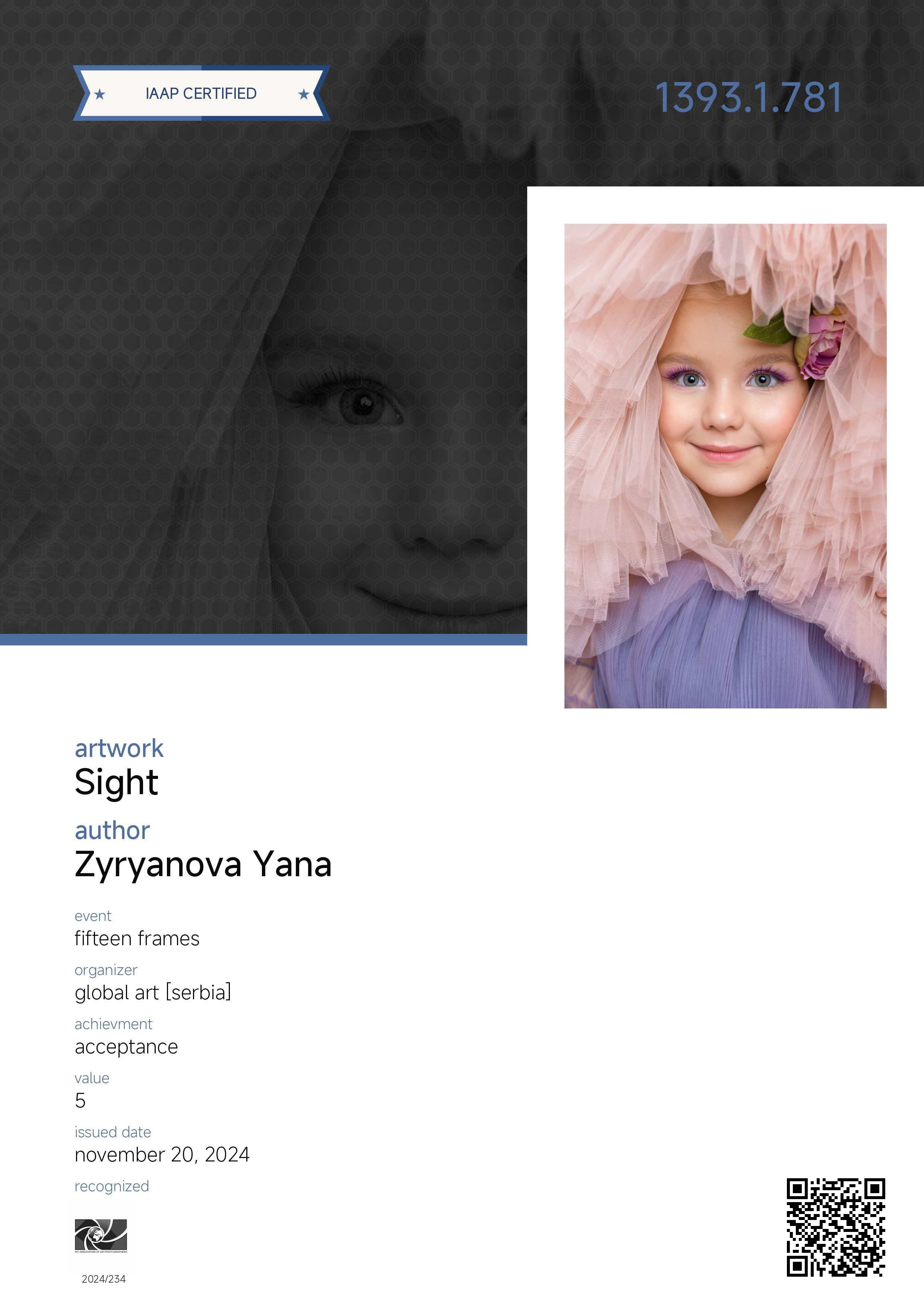 Дипломы. Фотограф Зырянова Яна, Снежинск, Екатеринбург, Челябинск