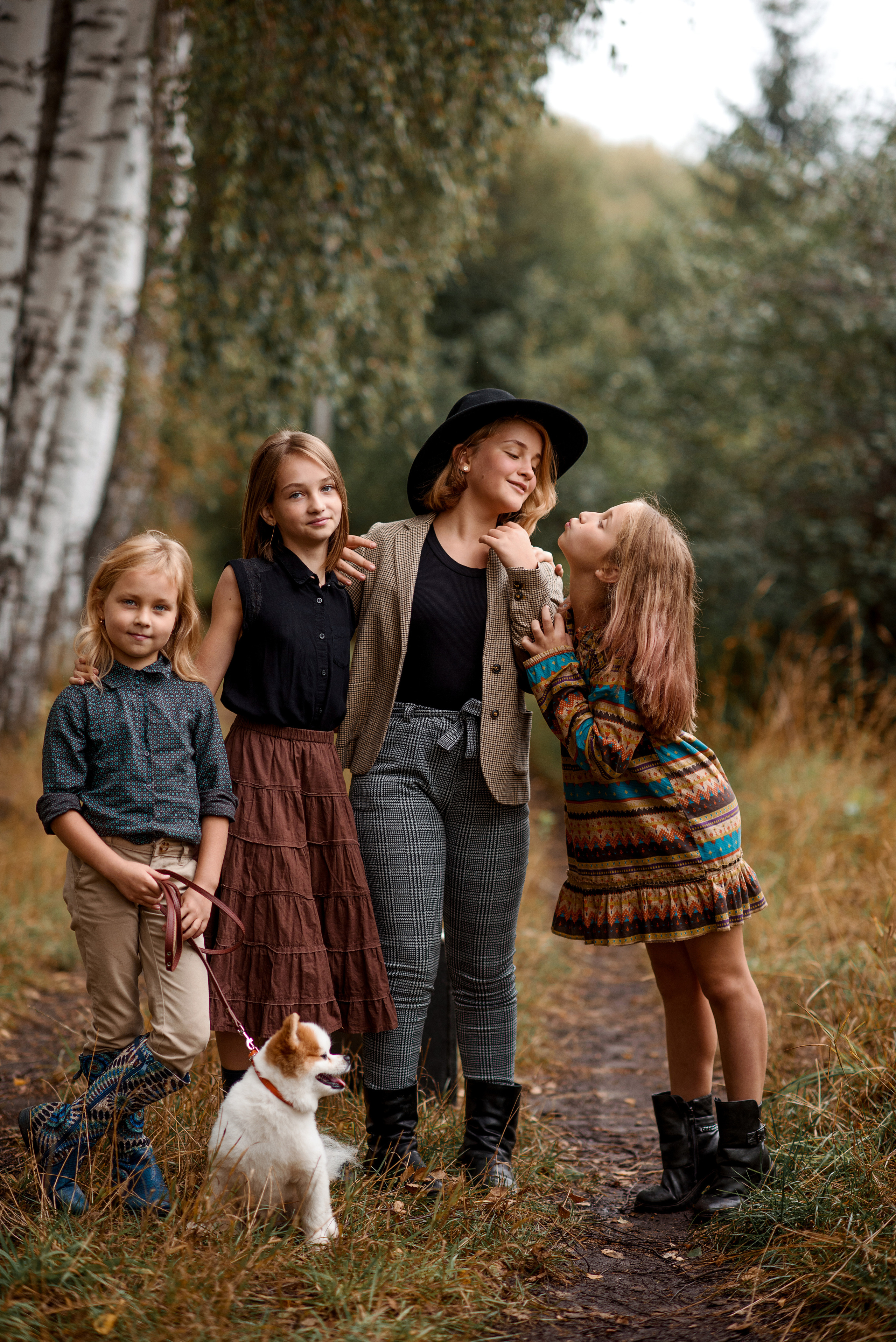 Детская фотосессия на природе. Профессиональный фотограф. Портрет, семья, дети