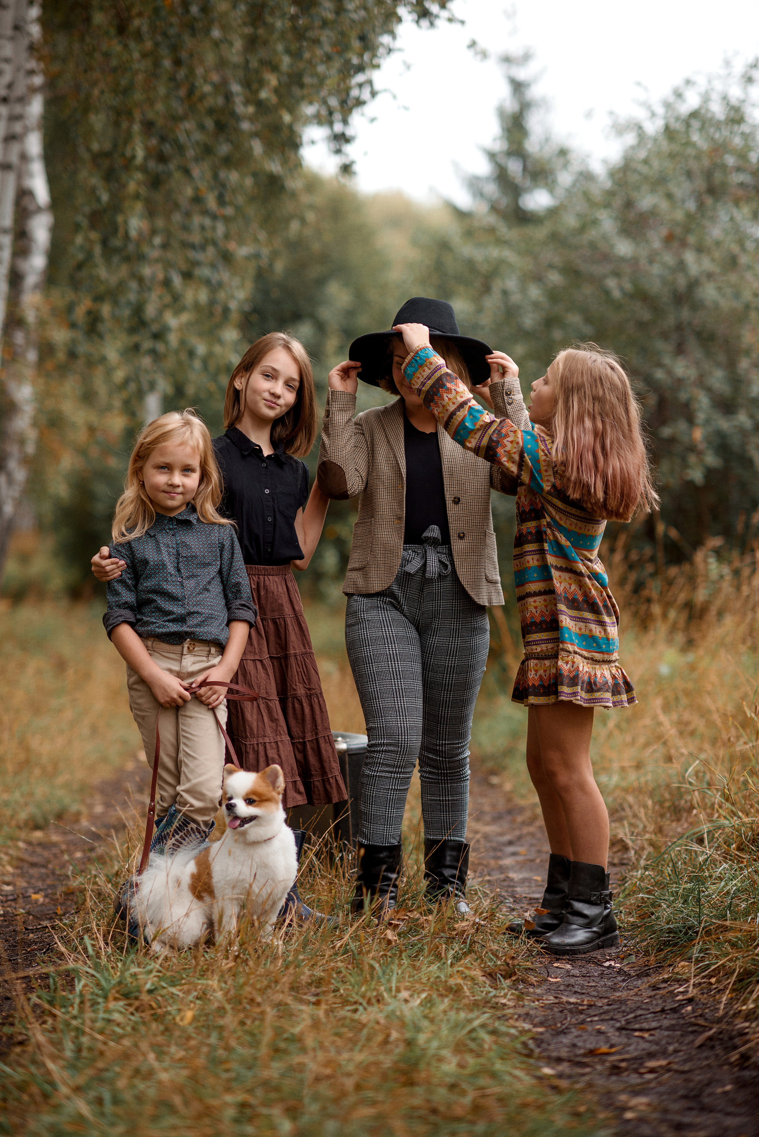 Детская фотосессия на природе. Профессиональный фотограф. Портрет, семья, дети