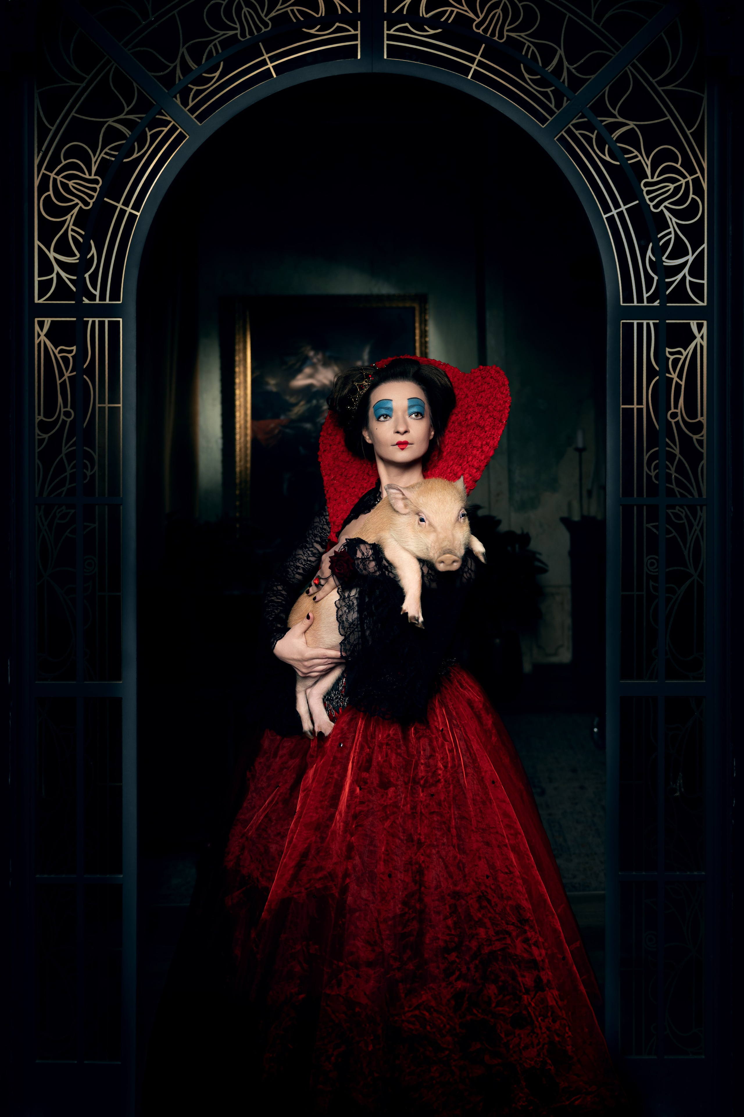 Красная королева (fine art & fashion). Портретный фотограф в Москве Артем Венглинский