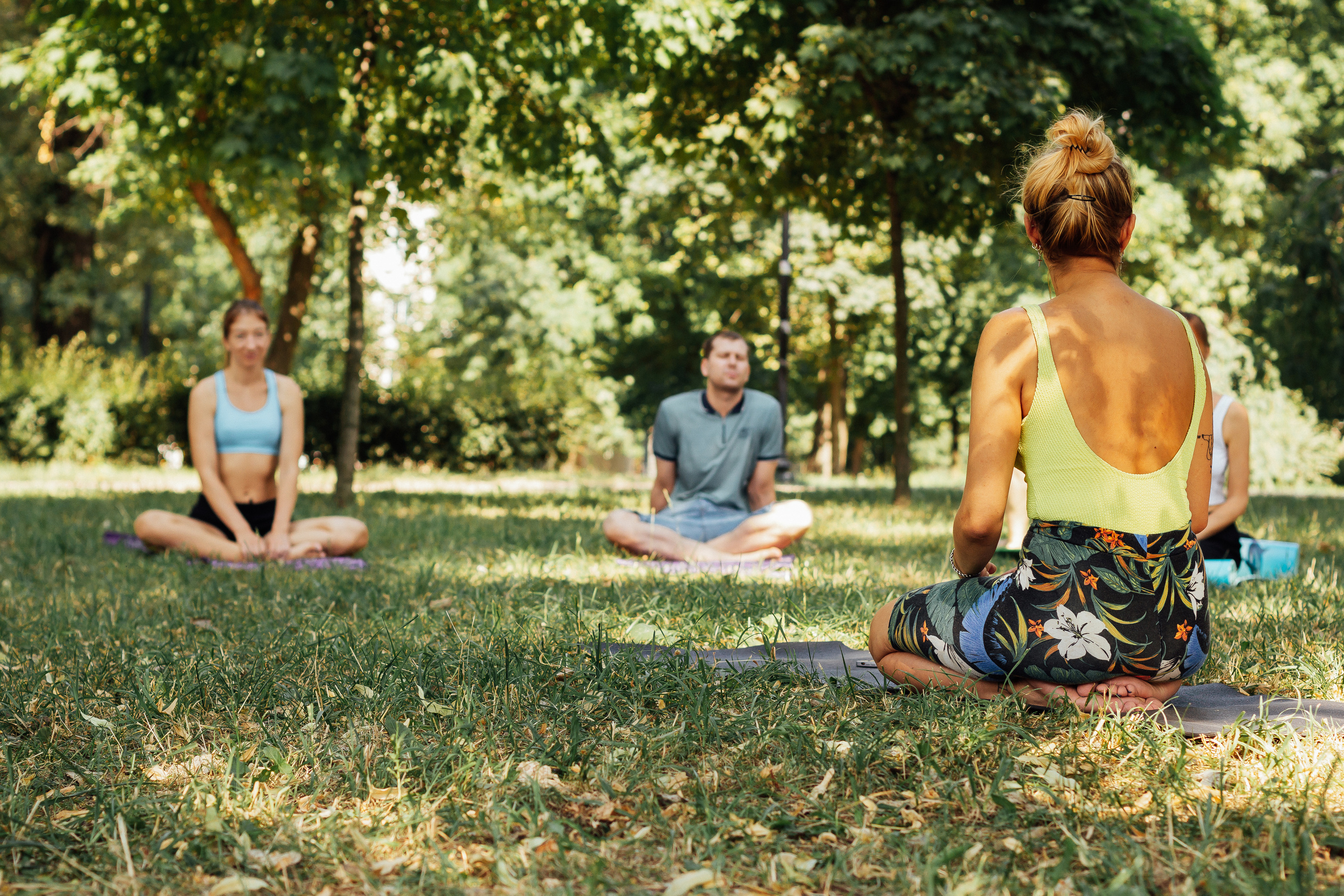 Йога в парке с Викторией. 10 июля 2021. Санкт-Петербург. Ваш персональный фотограф в Волжском Мария Морозова