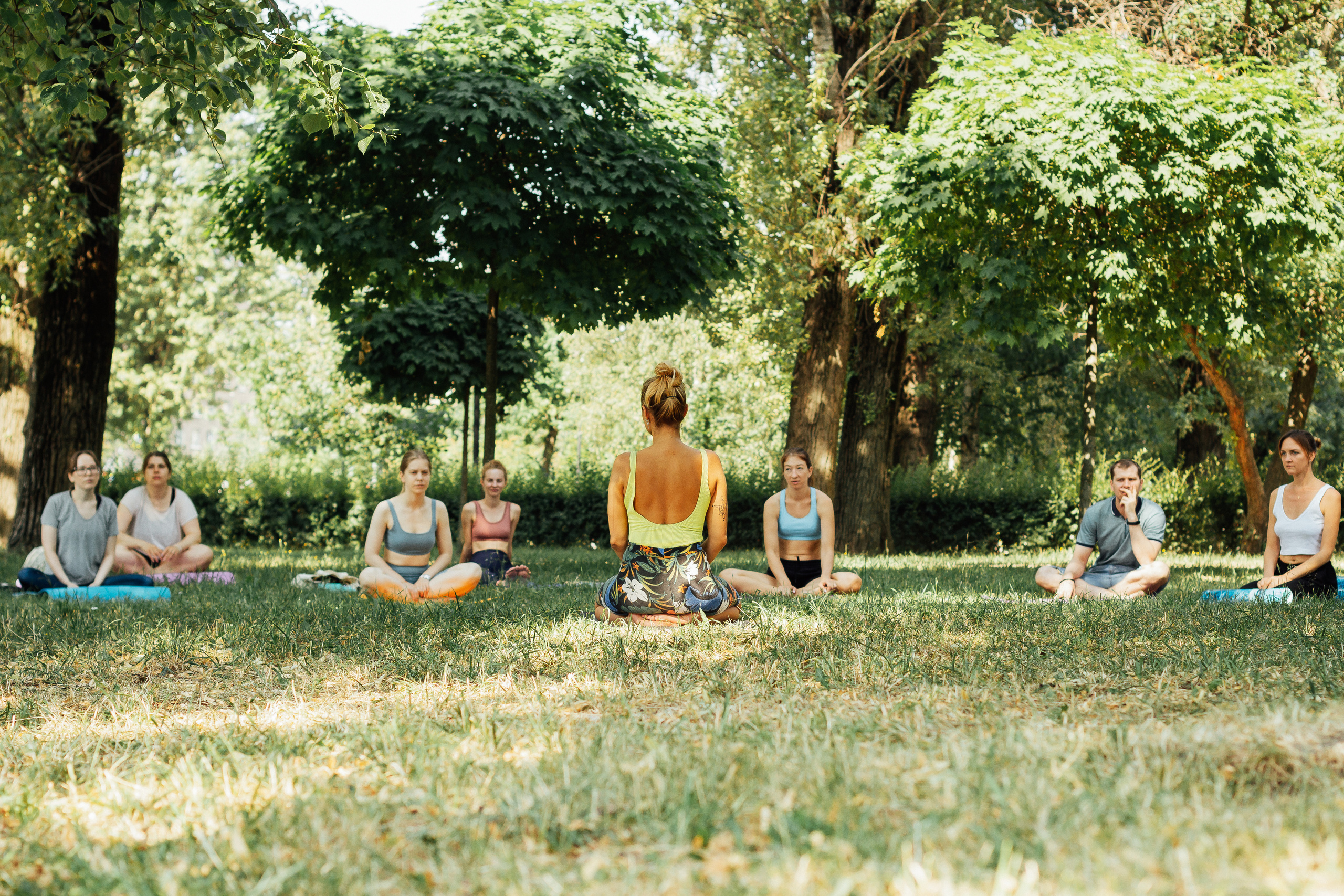 Йога в парке с Викторией. 10 июля 2021. Санкт-Петербург. Ваш персональный фотограф в Волжском Мария Морозова