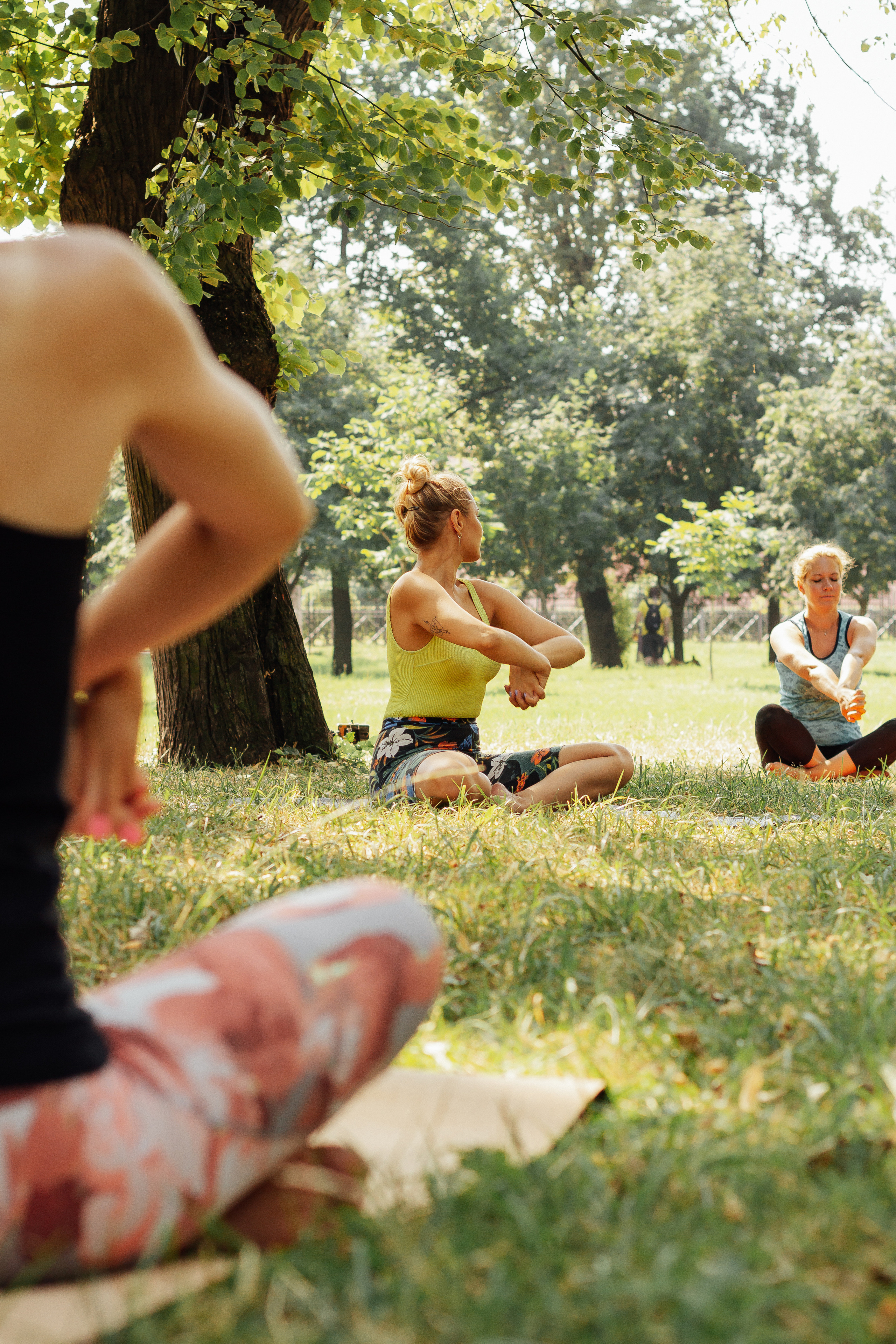 Йога в парке с Викторией. 10 июля 2021. Санкт-Петербург. Ваш персональный фотограф в Волжском Мария Морозова