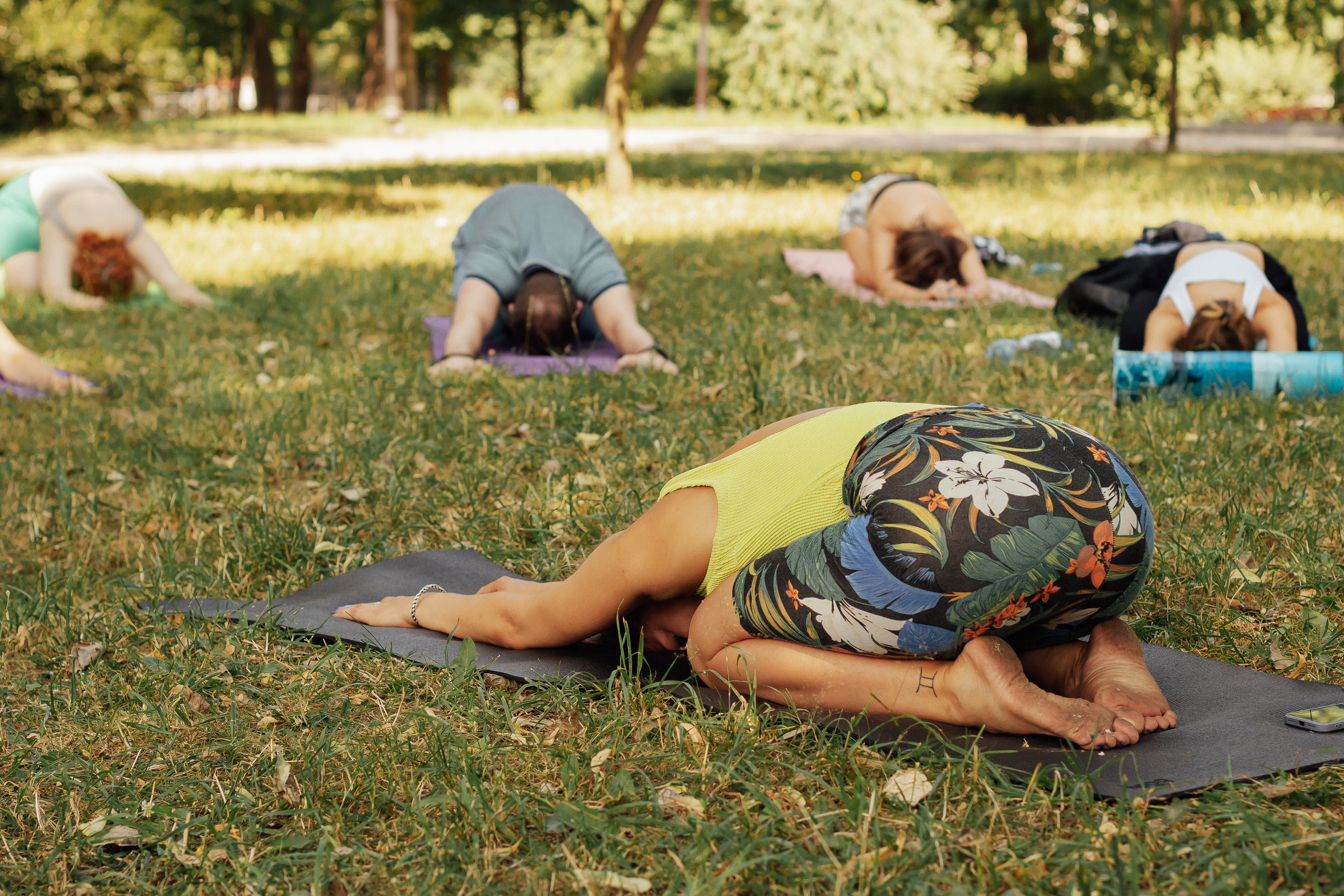 Йога в парке с Викторией. 10 июля 2021. Санкт-Петербург. Ваш персональный фотограф в Волжском Мария Морозова
