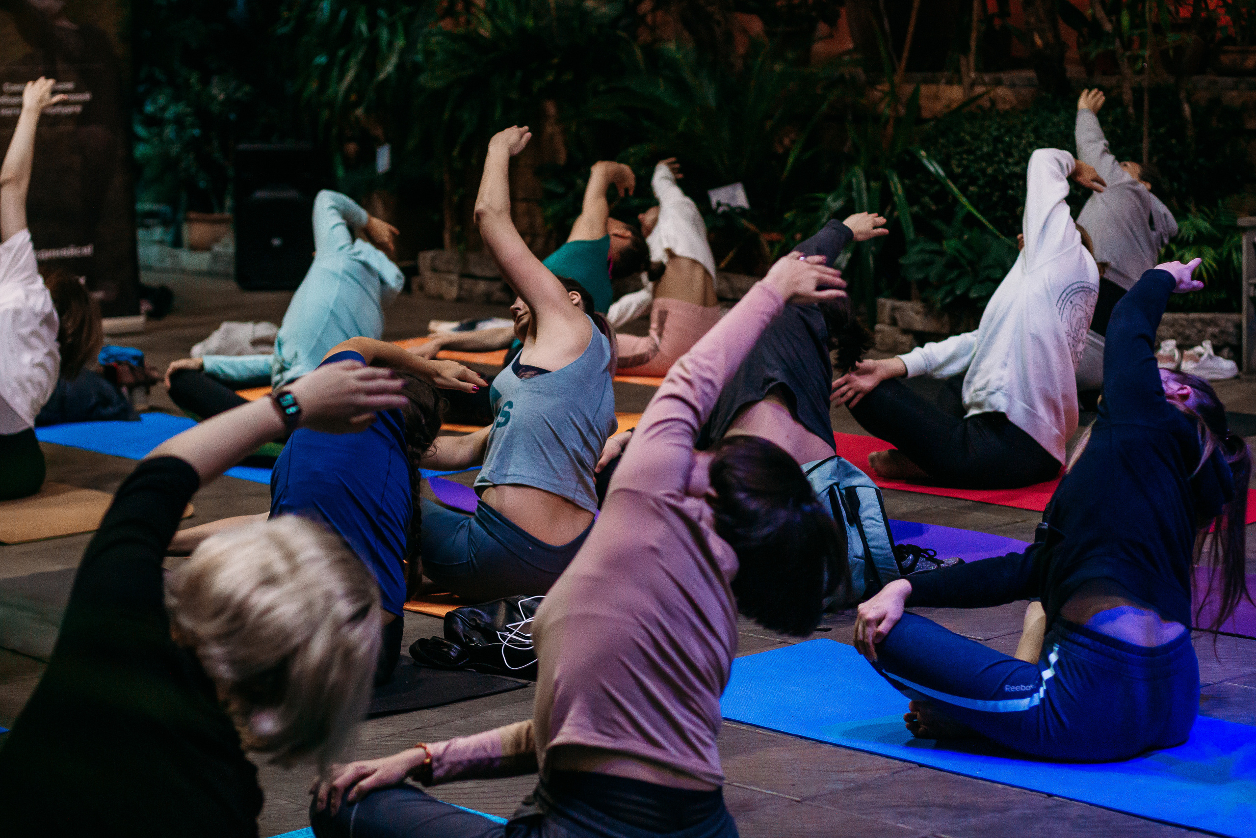 Йога с Анастасией Райденковой в Оранжерее. 16 сентября 2020. Санкт-Петербург. Ваш персональный фотограф в Волжском Мария Морозова