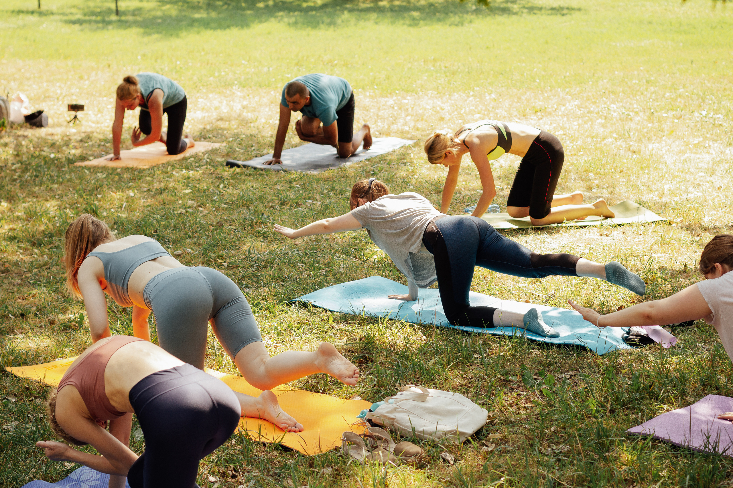 Йога в парке с Викторией. 10 июля 2021. Санкт-Петербург. Ваш персональный фотограф в Волжском Мария Морозова