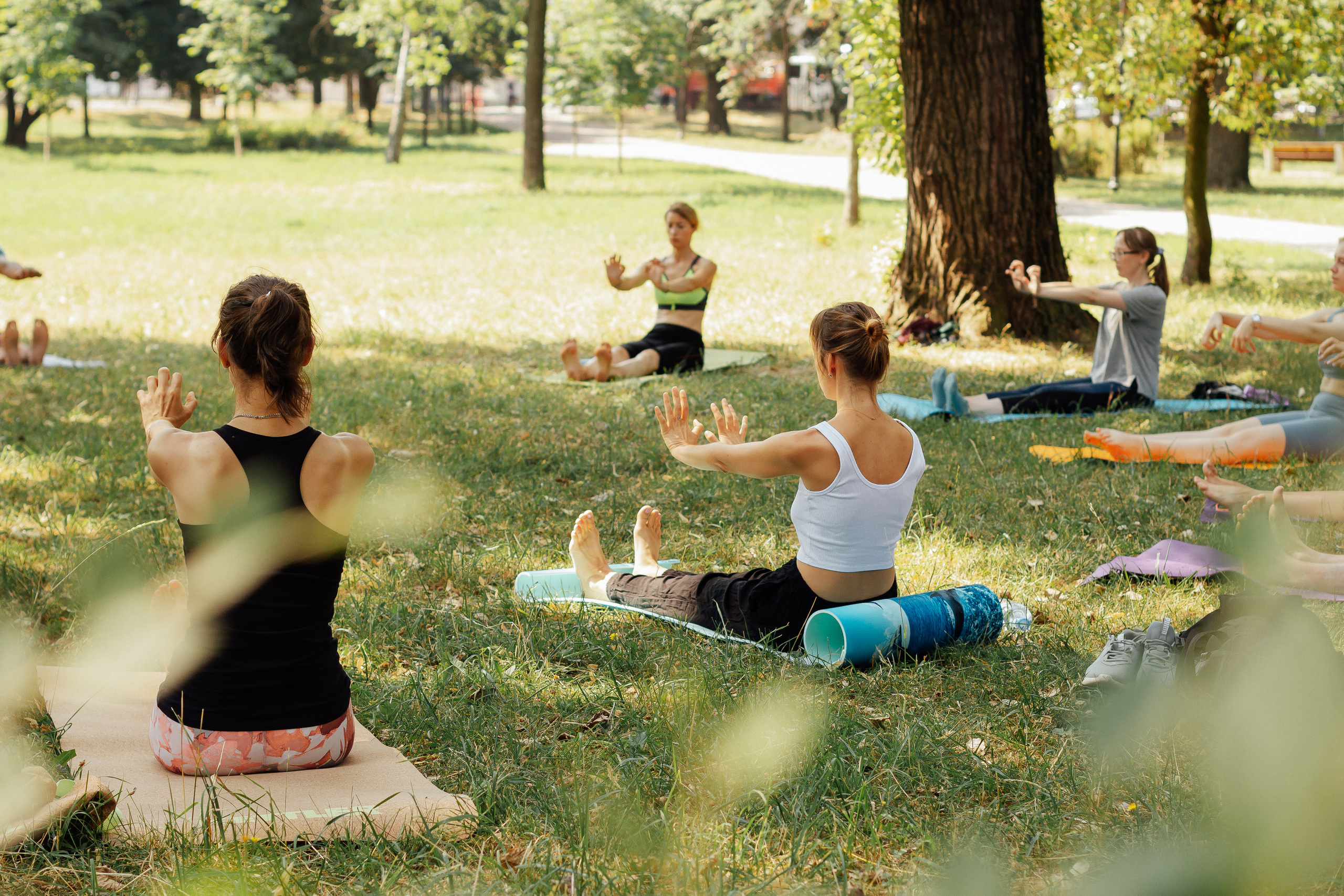 Йога в парке с Викторией. 10 июля 2021. Санкт-Петербург. Ваш персональный фотограф в Волжском Мария Морозова