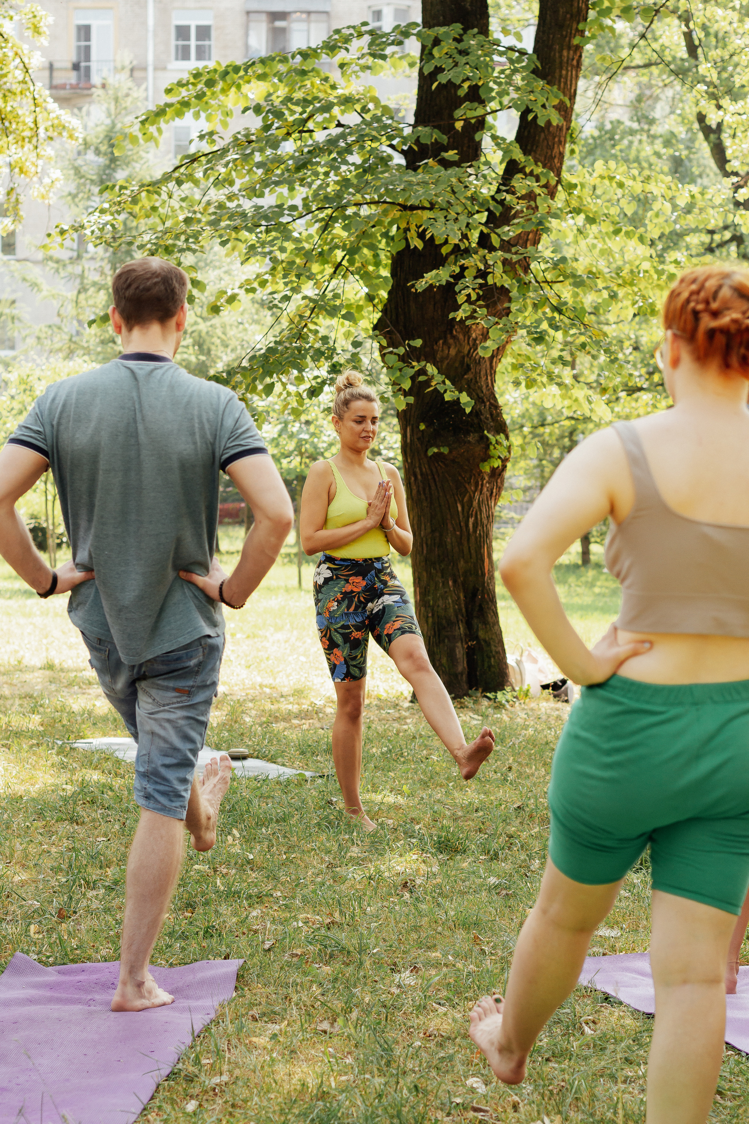 Йога в парке с Викторией. 10 июля 2021. Санкт-Петербург. Ваш персональный фотограф в Волжском Мария Морозова