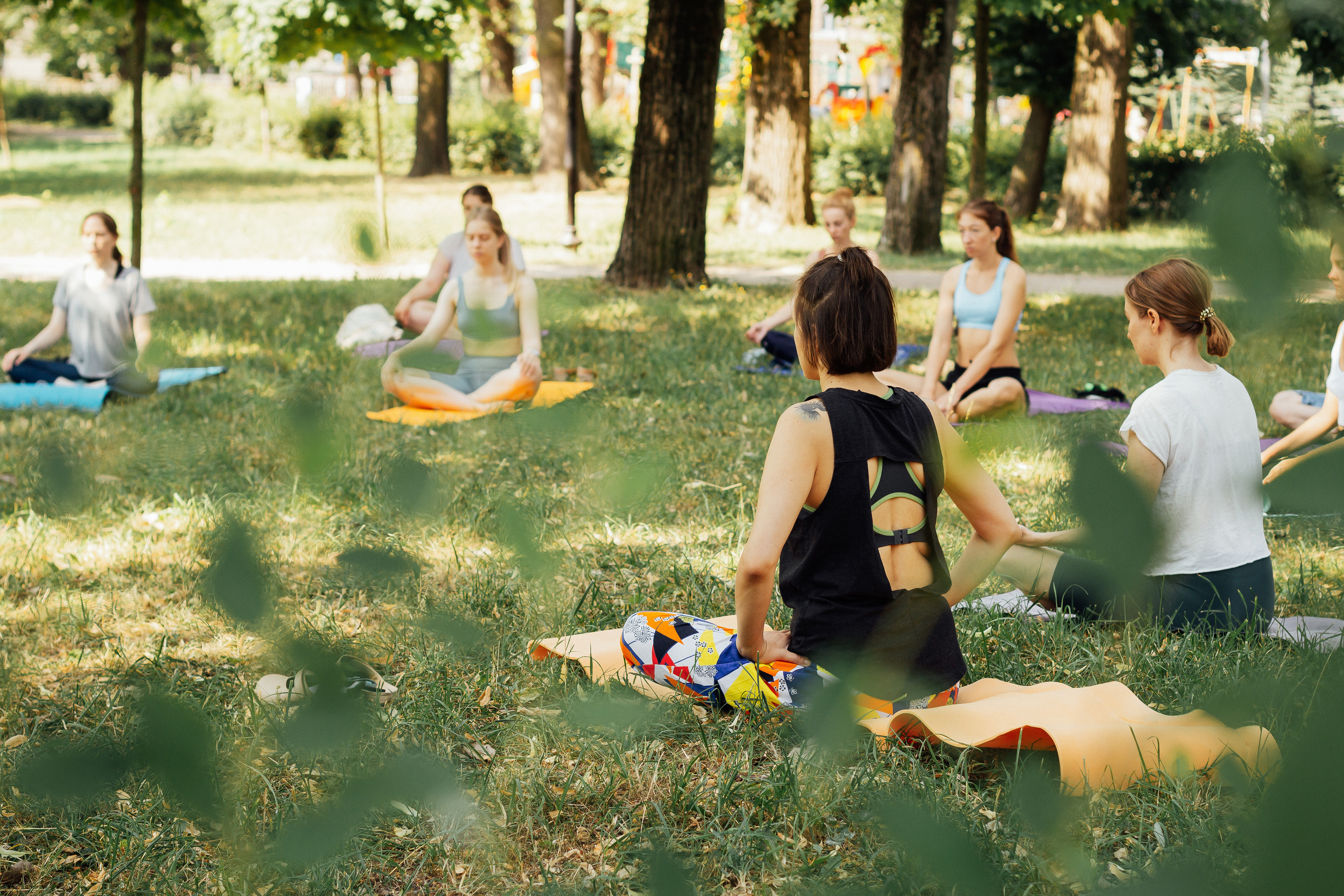 Йога в парке с Викторией. 10 июля 2021. Санкт-Петербург. Ваш персональный фотограф в Волжском Мария Морозова