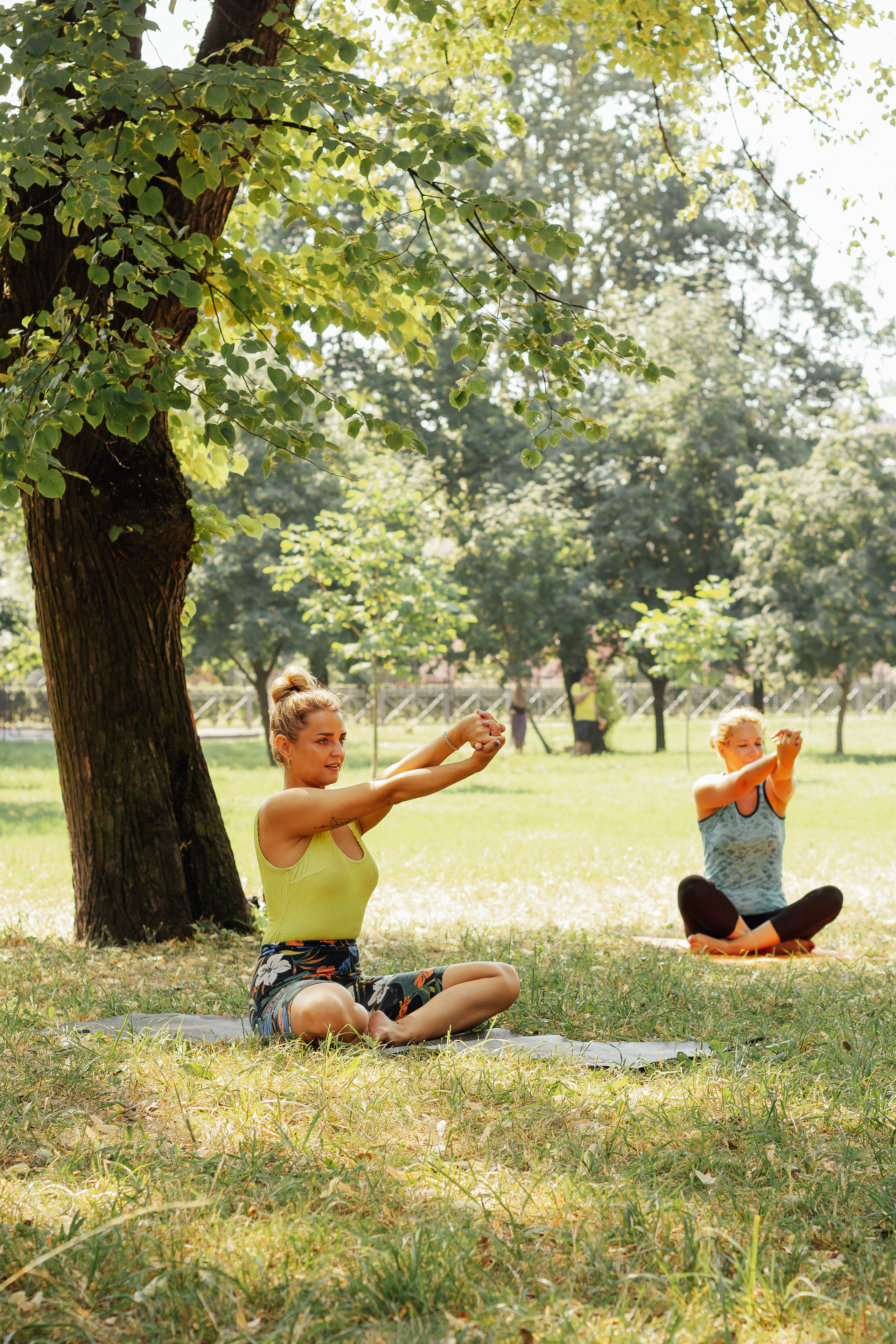 Йога в парке с Викторией. 10 июля 2021. Санкт-Петербург. Ваш персональный фотограф в Волжском Мария Морозова