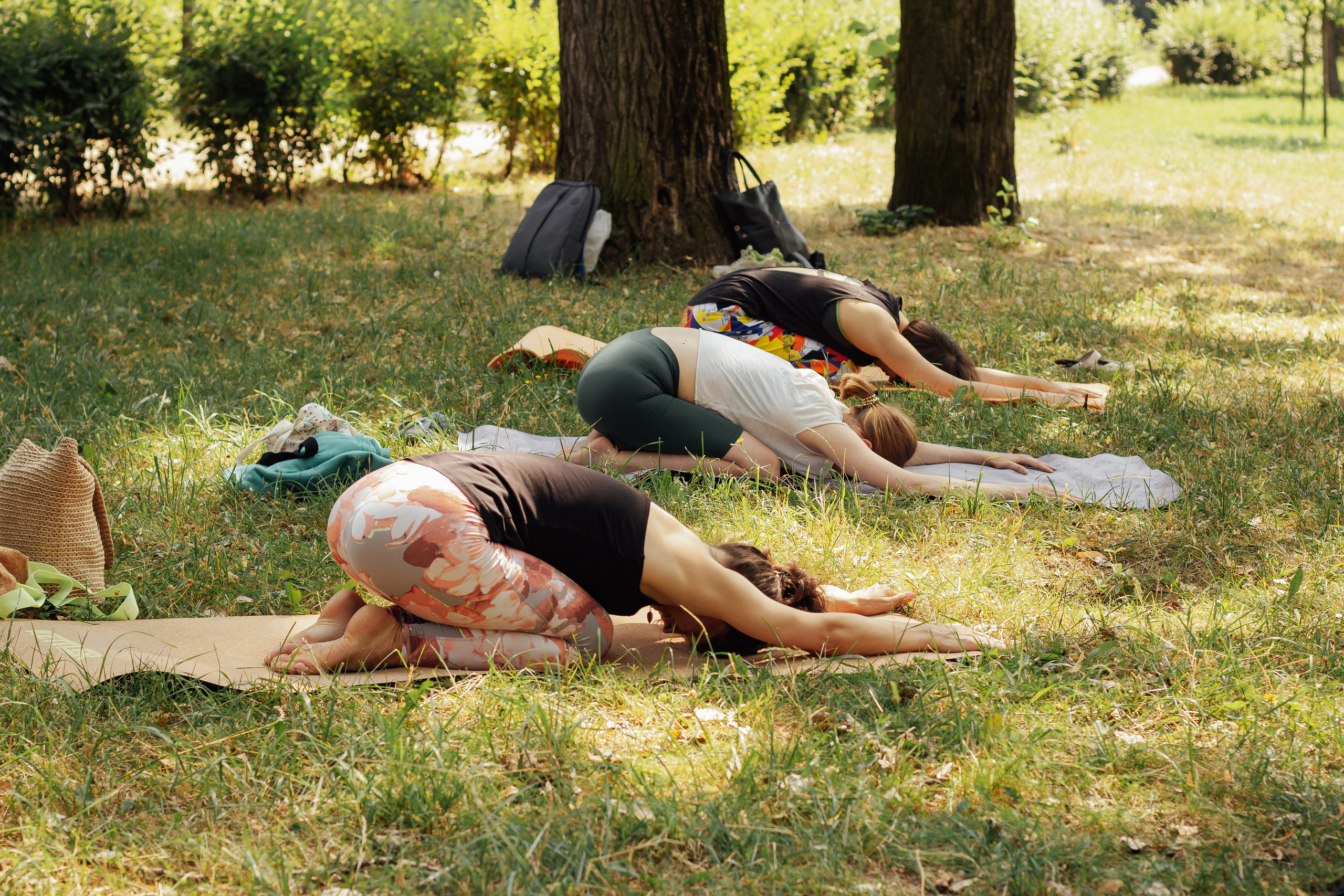 Йога в парке с Викторией. 10 июля 2021. Санкт-Петербург. Ваш персональный фотограф в Волжском Мария Морозова