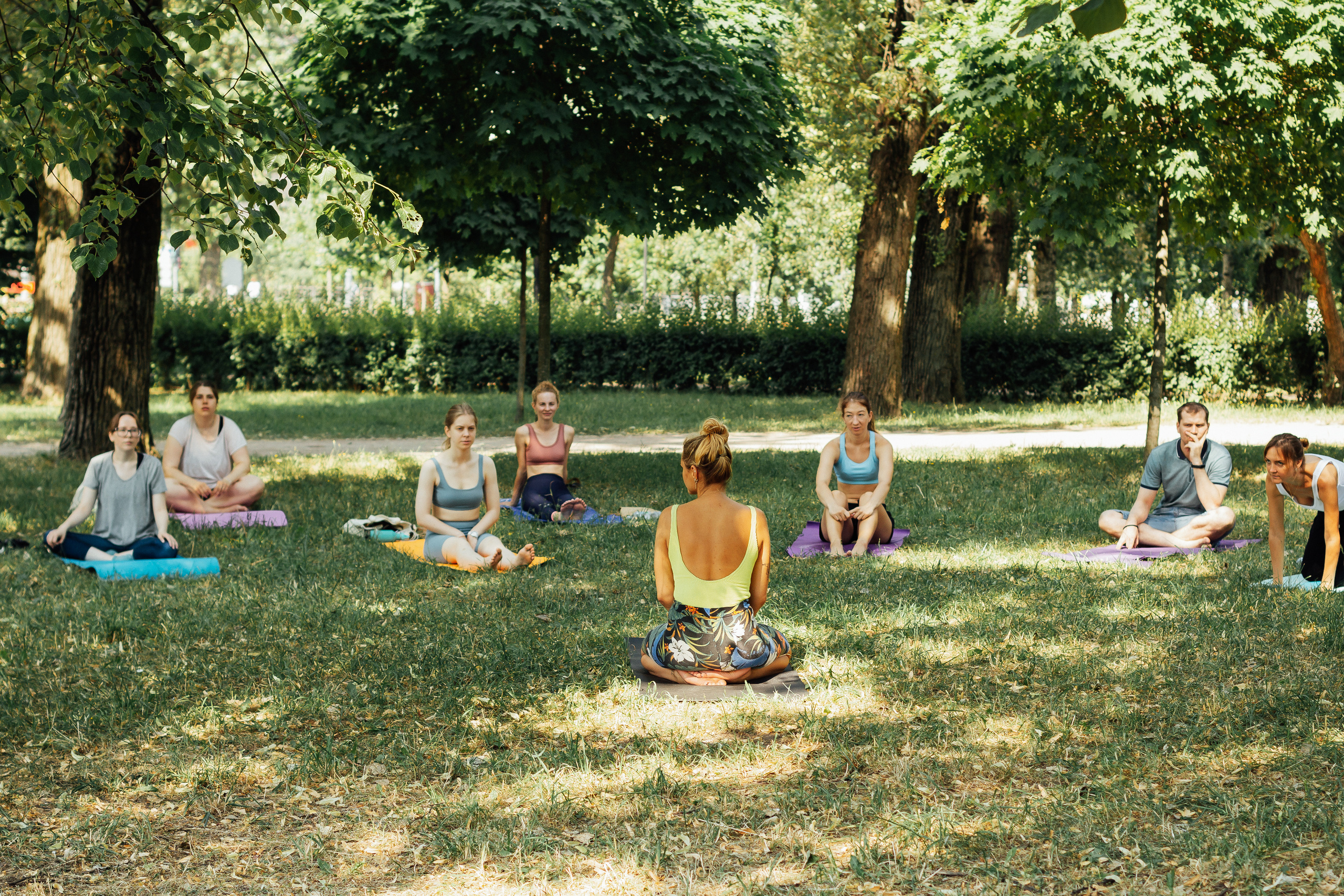 Йога в парке с Викторией. 10 июля 2021. Санкт-Петербург. Ваш персональный фотограф в Волжском Мария Морозова