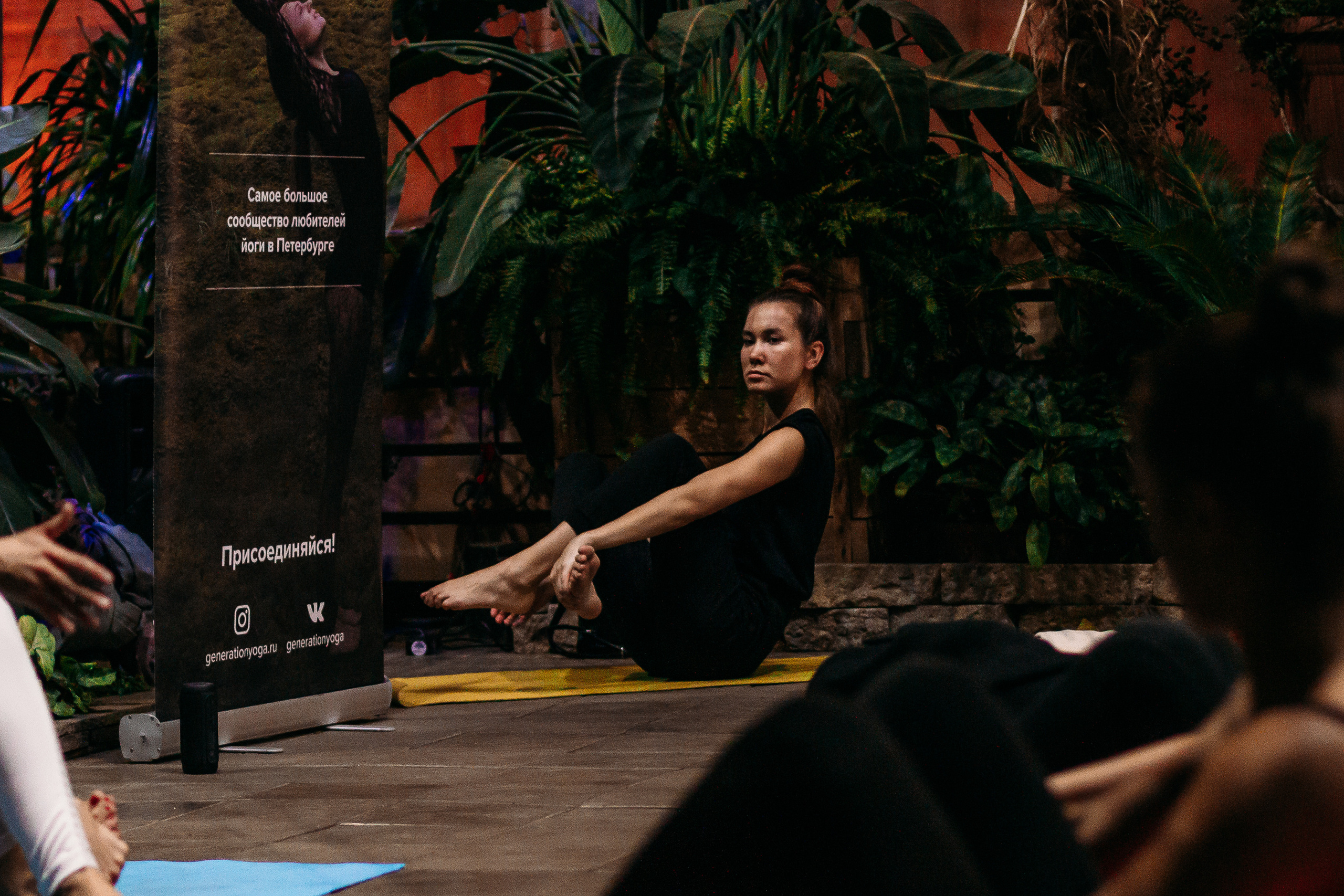 Йога с Анастасией Райденковой в Оранжерее. 16 сентября 2020. Санкт-Петербург. Ваш персональный фотограф в Волжском Мария Морозова