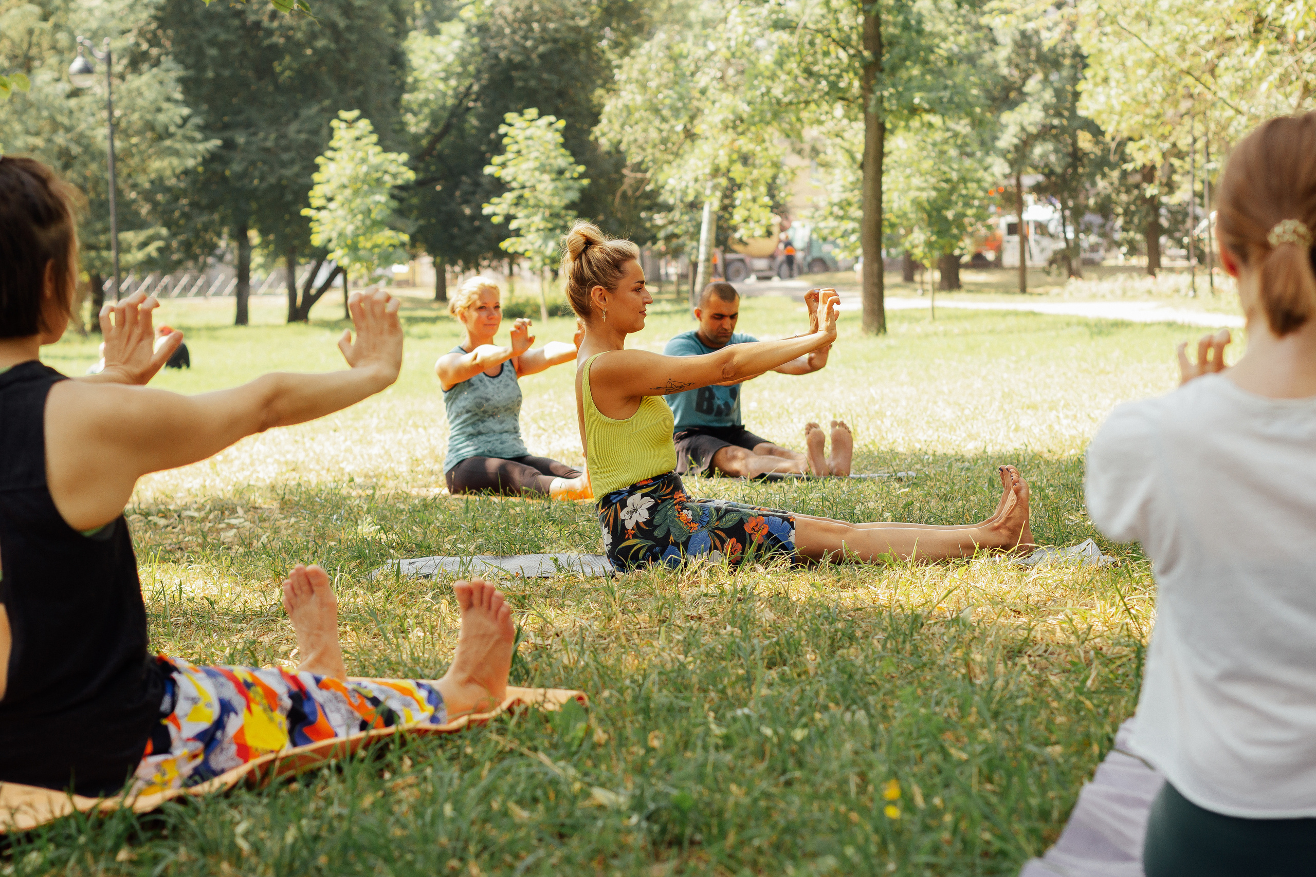 Йога в парке с Викторией. 10 июля 2021. Санкт-Петербург. Ваш персональный фотограф в Волжском Мария Морозова