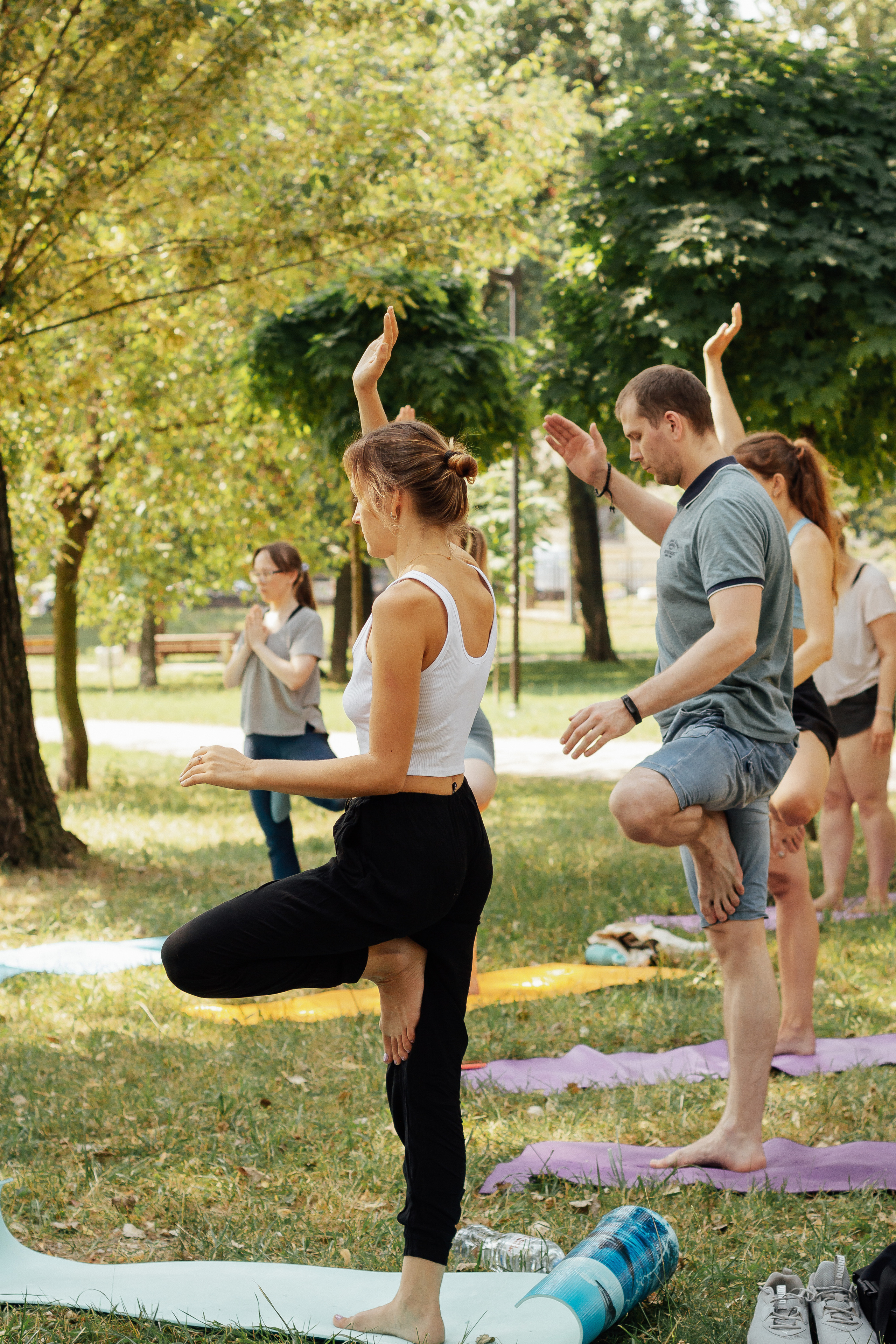 Йога в парке с Викторией. 10 июля 2021. Санкт-Петербург. Ваш персональный фотограф в Волжском Мария Морозова