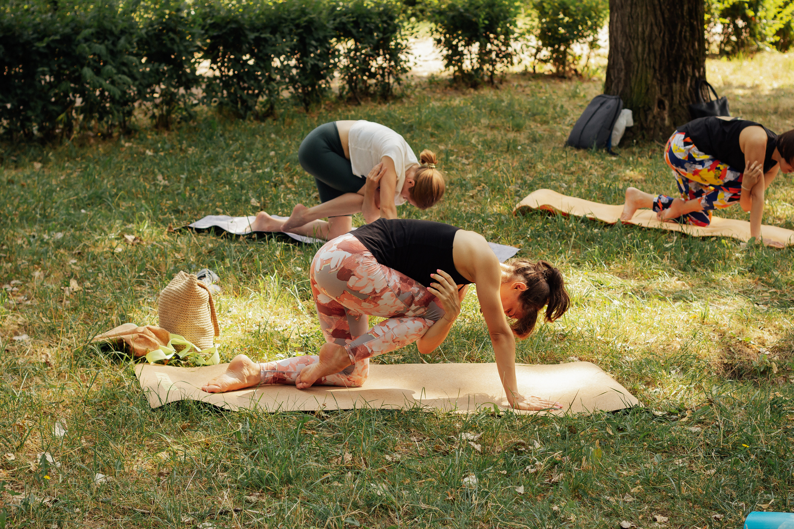 Йога в парке с Викторией. 10 июля 2021. Санкт-Петербург. Ваш персональный фотограф в Волжском Мария Морозова