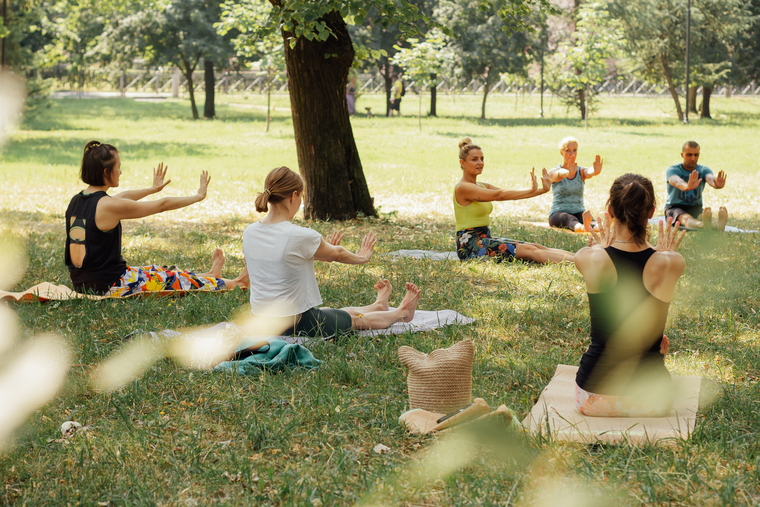 Йога в парке с Викторией. 10 июля 2021. Санкт-Петербург. Ваш персональный фотограф в Волжском Мария Морозова
