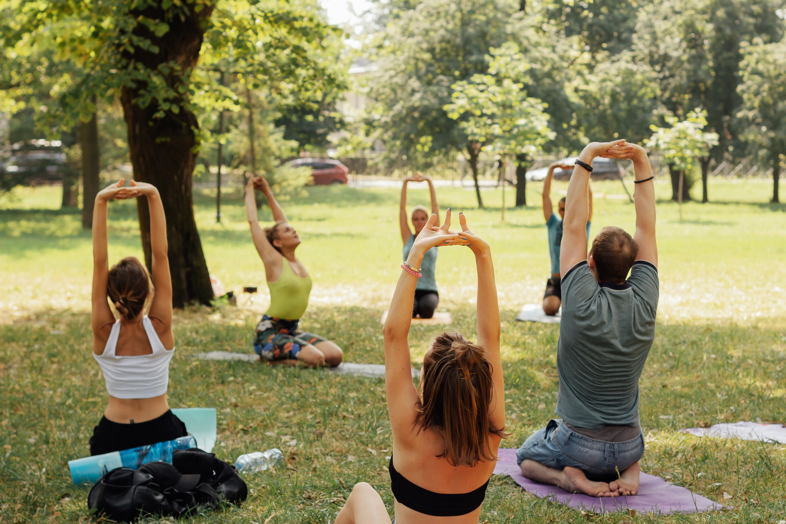 Йога в парке с Викторией. 10 июля 2021. Санкт-Петербург. Ваш персональный фотограф в Волжском Мария Морозова