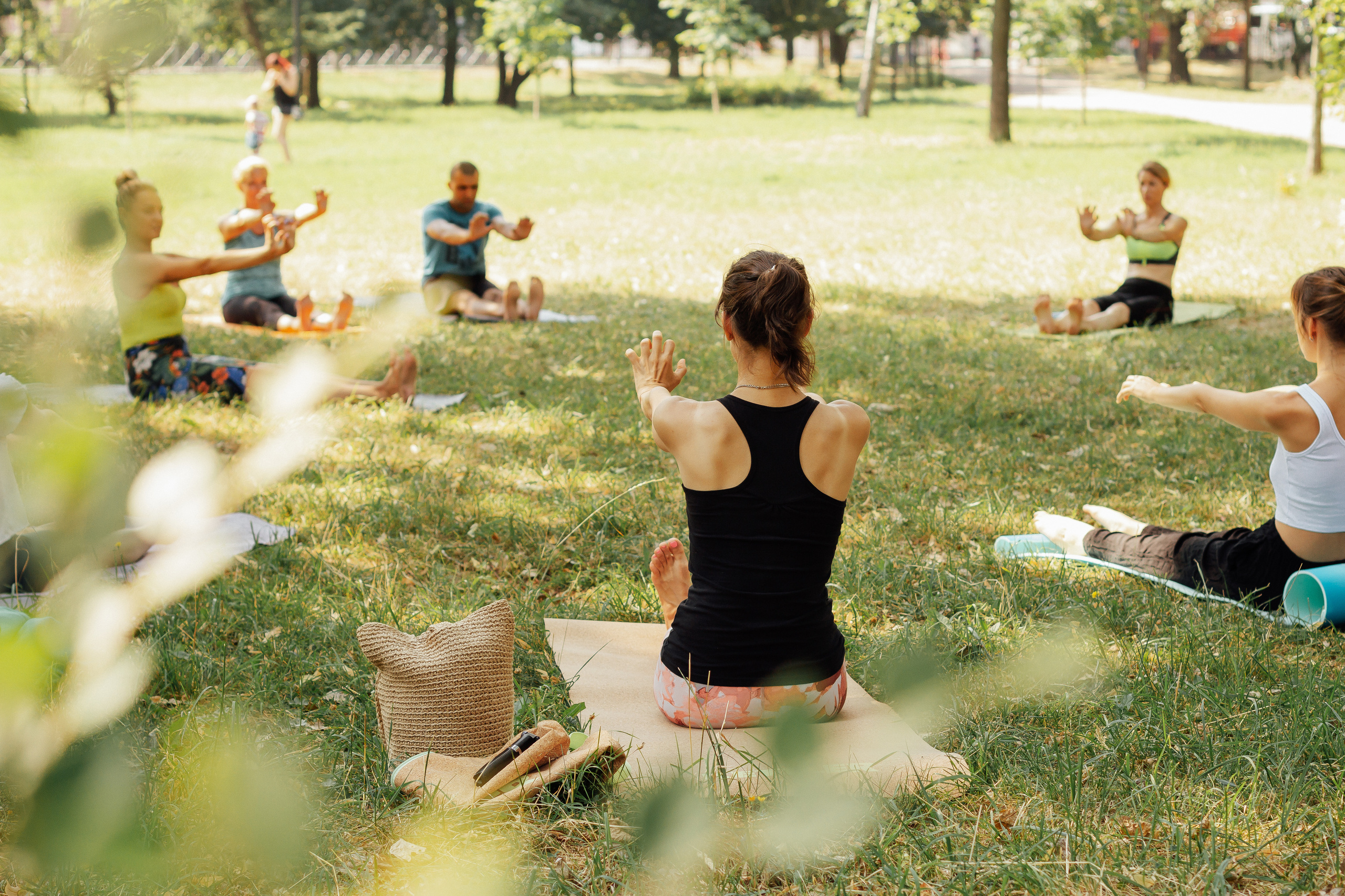 Йога в парке с Викторией. 10 июля 2021. Санкт-Петербург. Ваш персональный фотограф в Волжском Мария Морозова