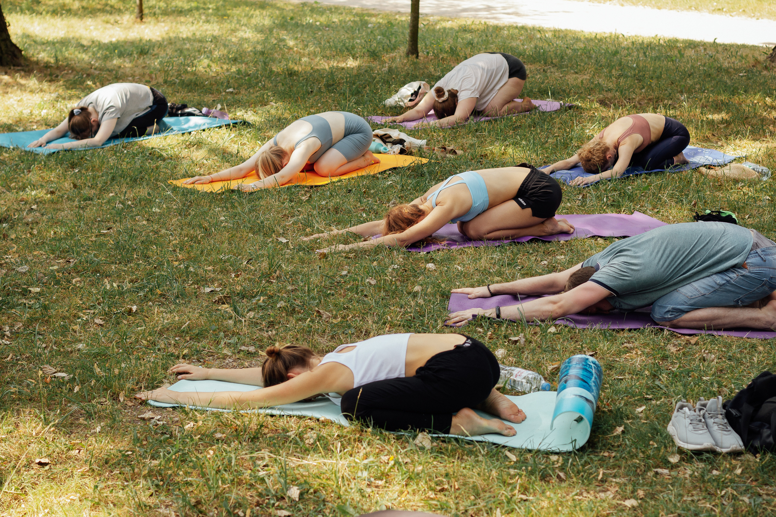 Йога в парке с Викторией. 10 июля 2021. Санкт-Петербург. Ваш персональный фотограф в Волжском Мария Морозова