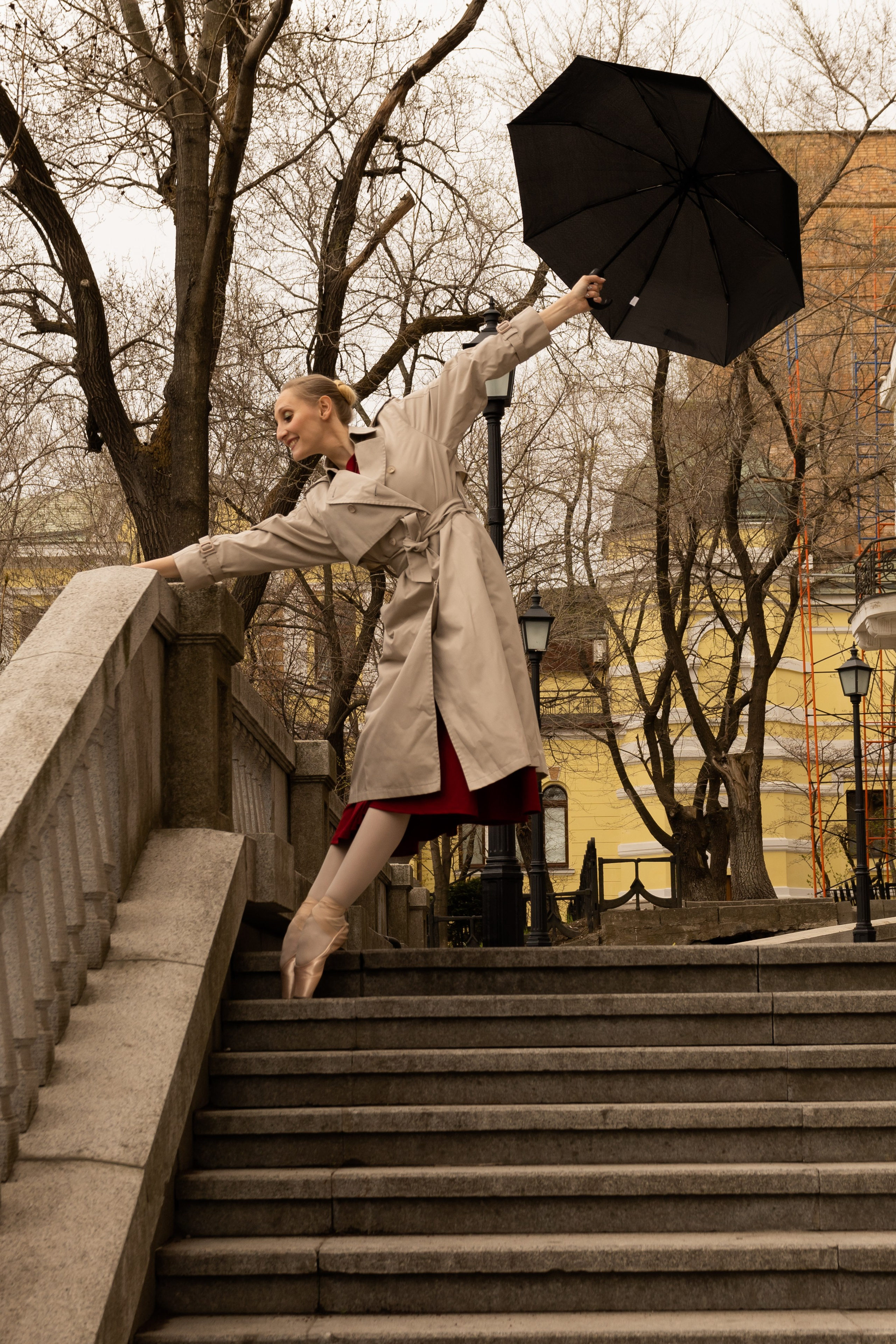 Балерина в городе. Фотограф Владивосток