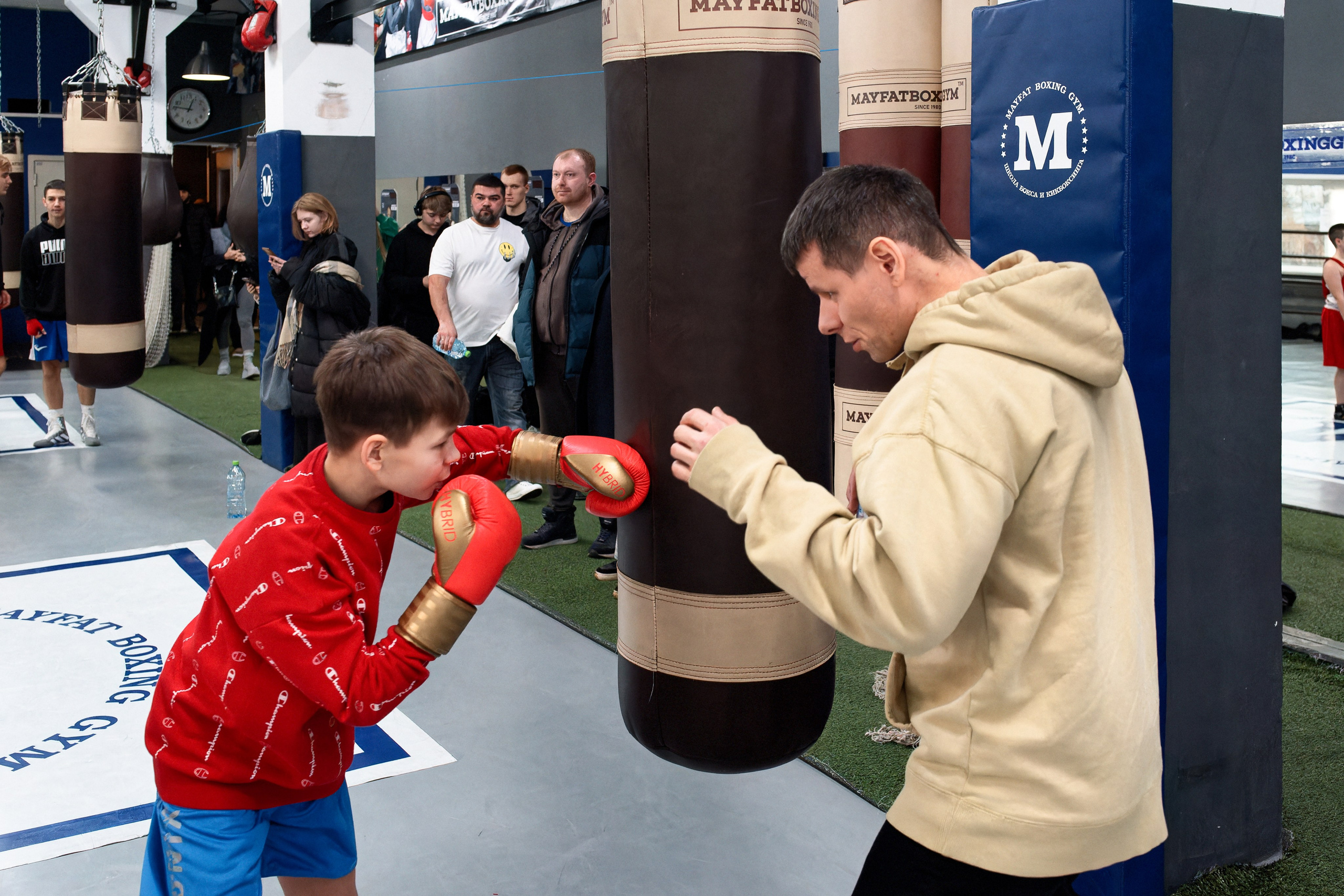 «Открытый ринг» в школе бокса Сергея Майфата. Зеленоград, 12.11.2023 г. Фотограф Никифоров-Гордеев Сергей. Москва и МО