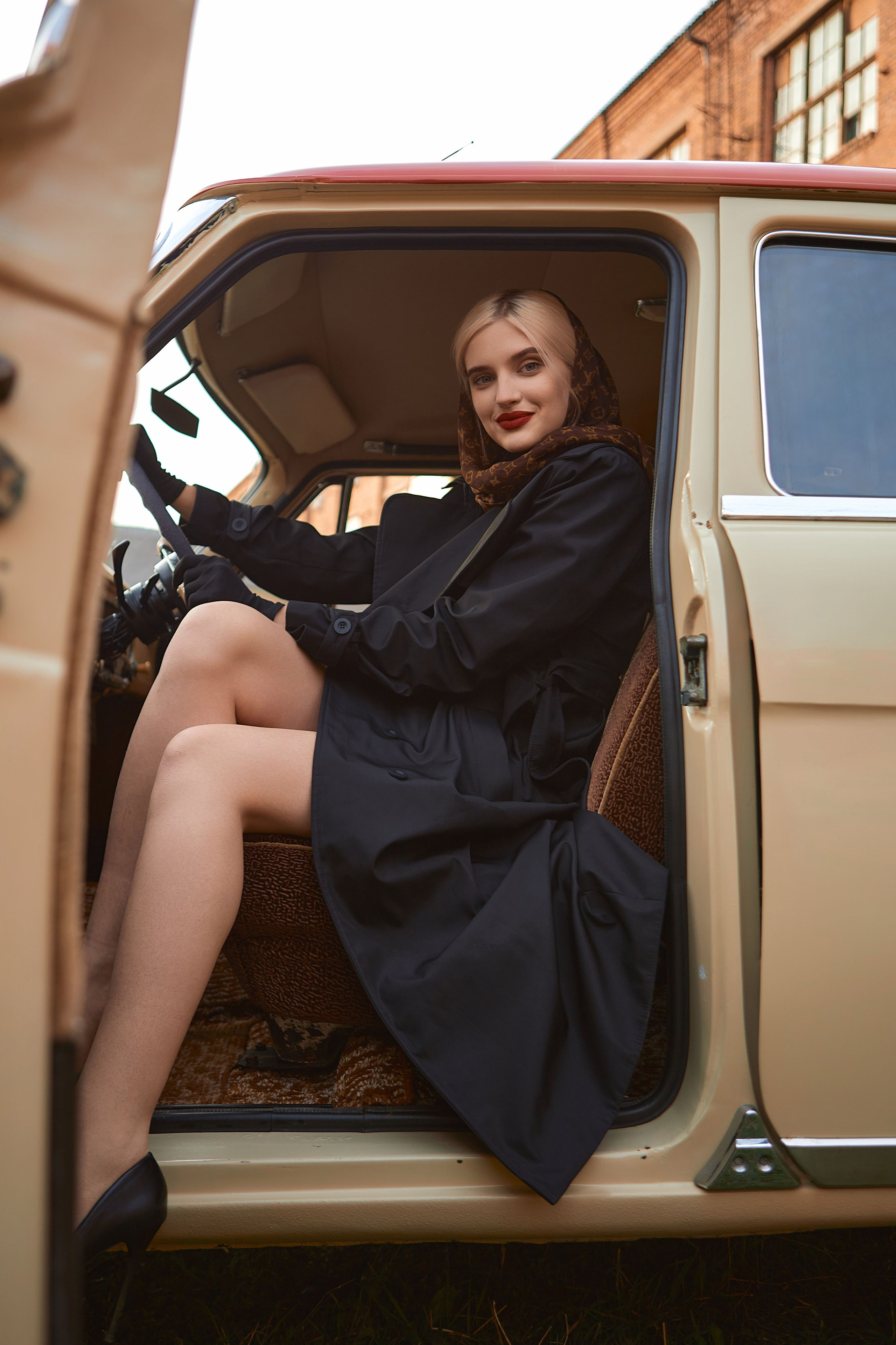 Съемка с ретро автомобилем. Семейный и свадебный фотограф в Краснодаре Михеева Светлана