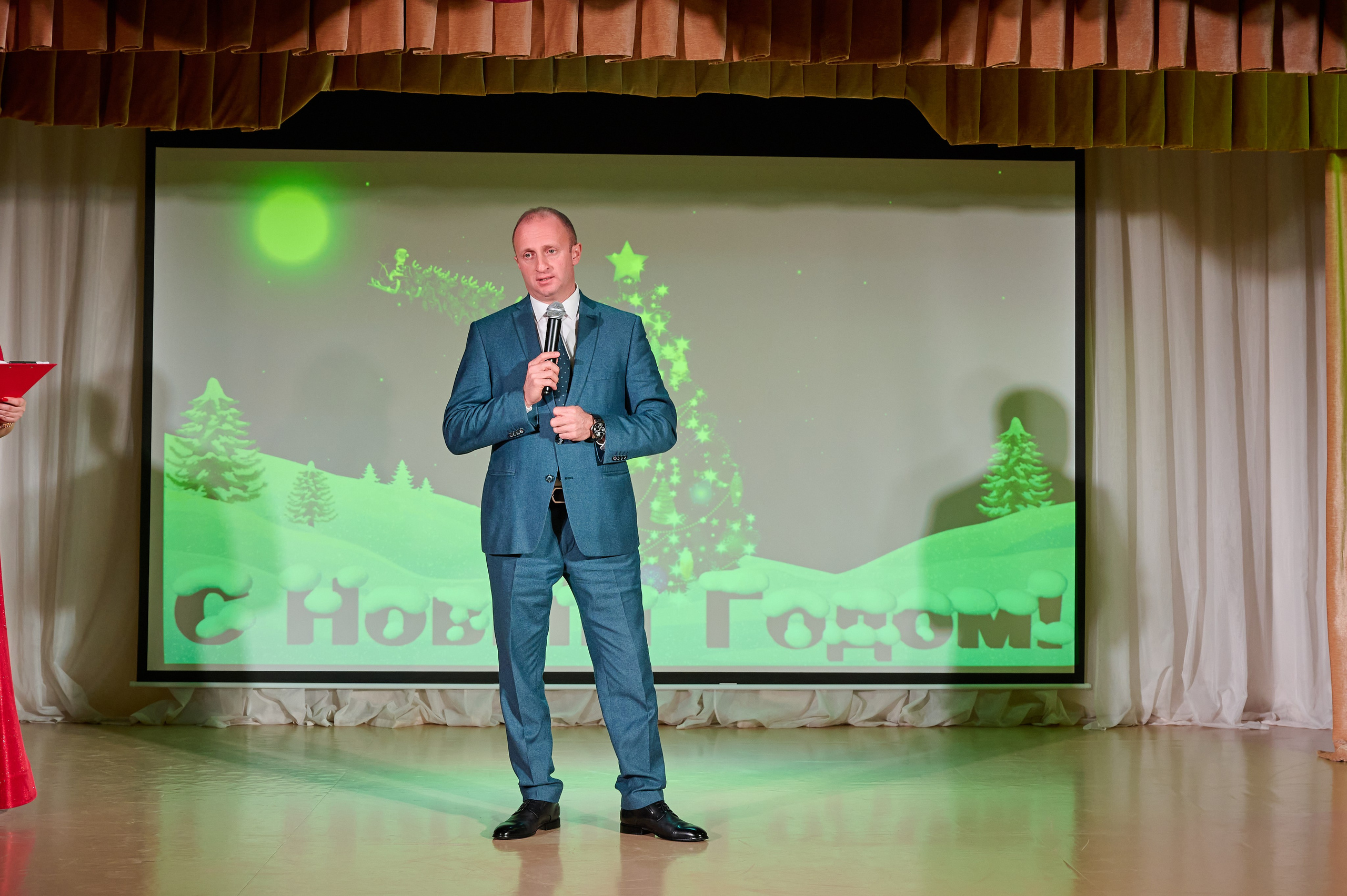 НОвогодний концерт. дк Виноградный. Жизнь курорта Кабардинка в фотографиях