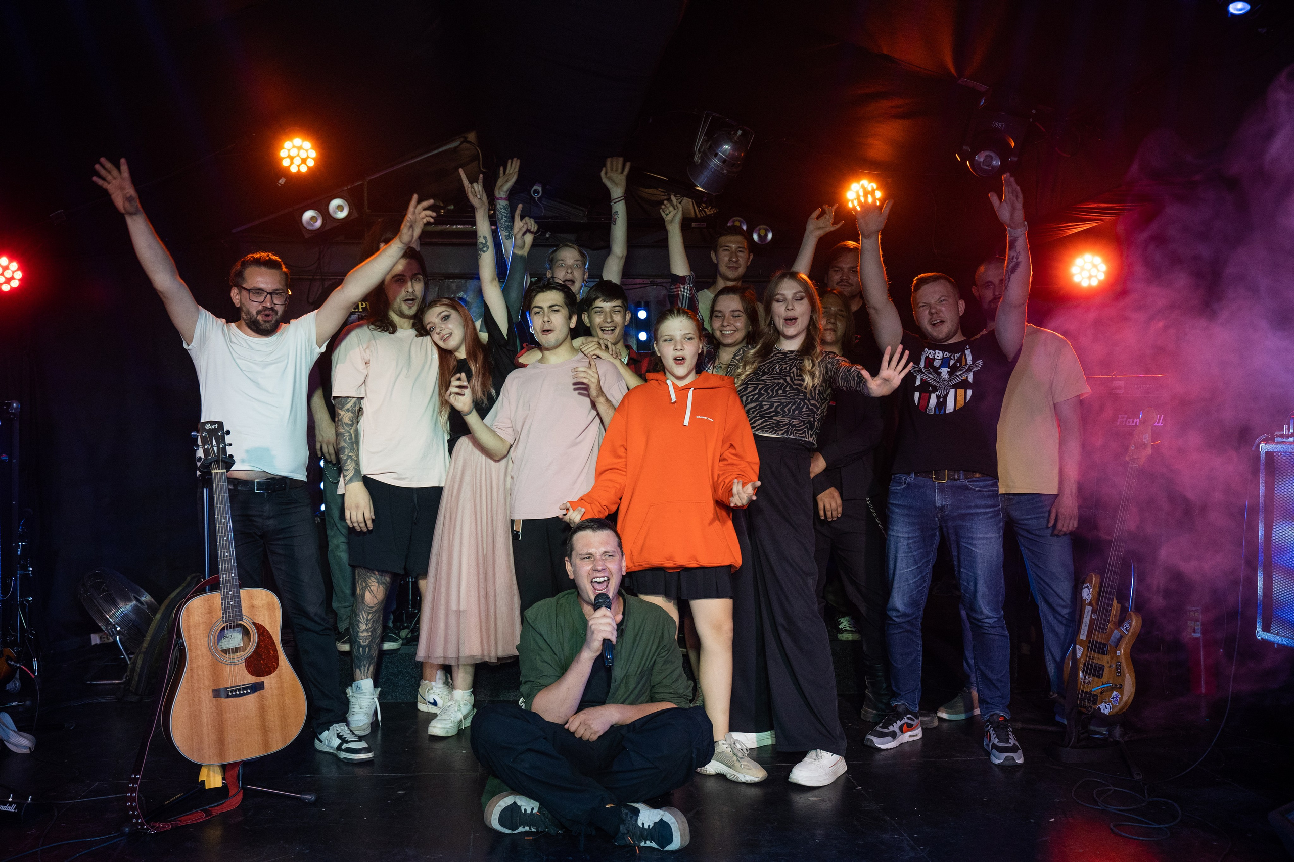 Отчетный концерт НЕшкола гитары|Action club. Концертный и репортажный фотограф в Санкт-Петербурге Слава Пахомов