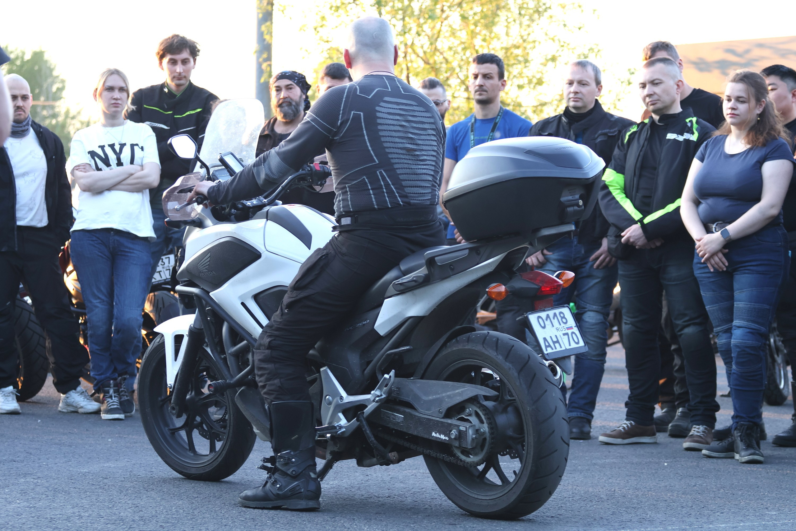 Мотоучебка. Занятия на площадке. Спортивный и репортажный фотограф Ермакова Светлана