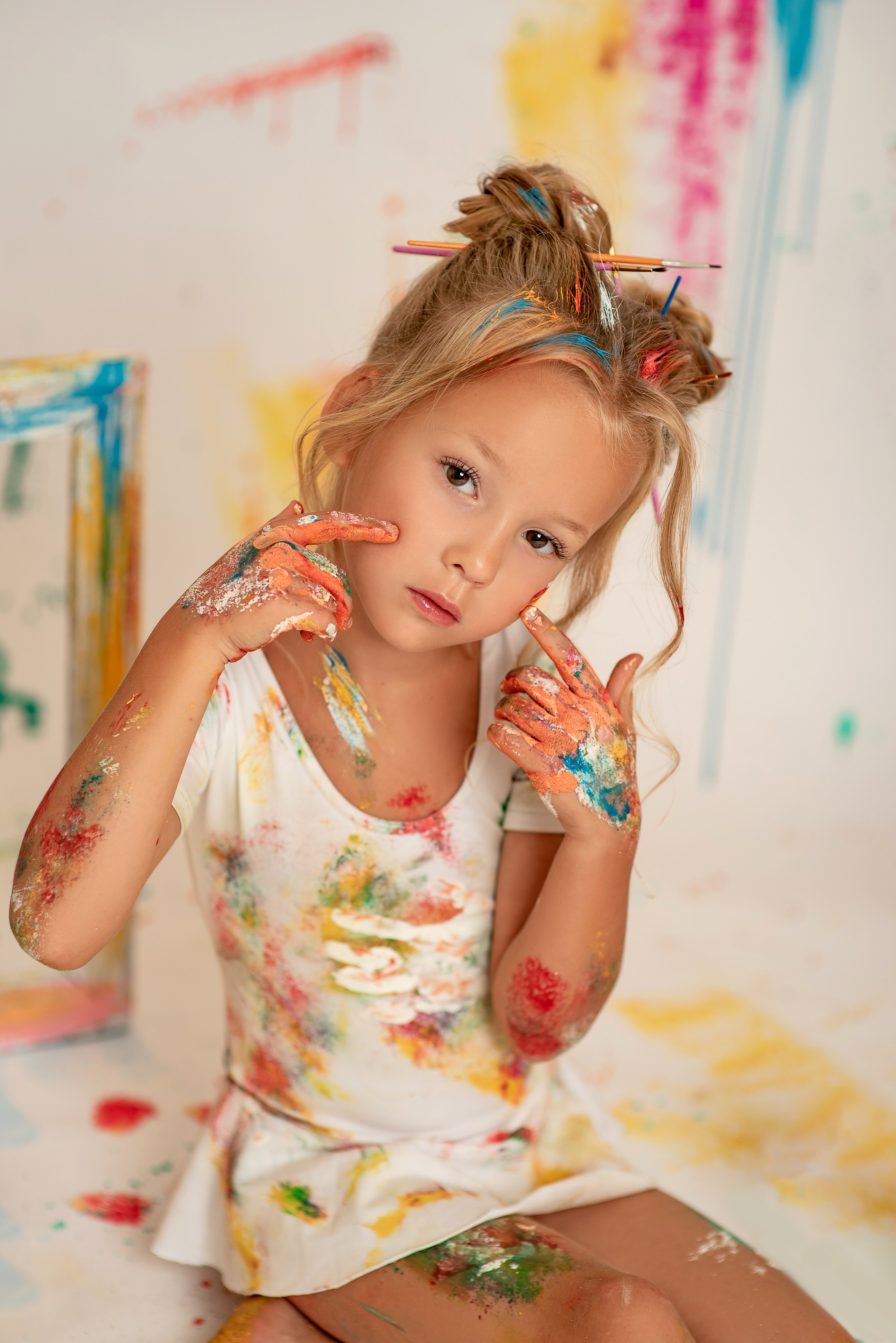 Полина краски. Семейный и детский фотограф Наталья Горда