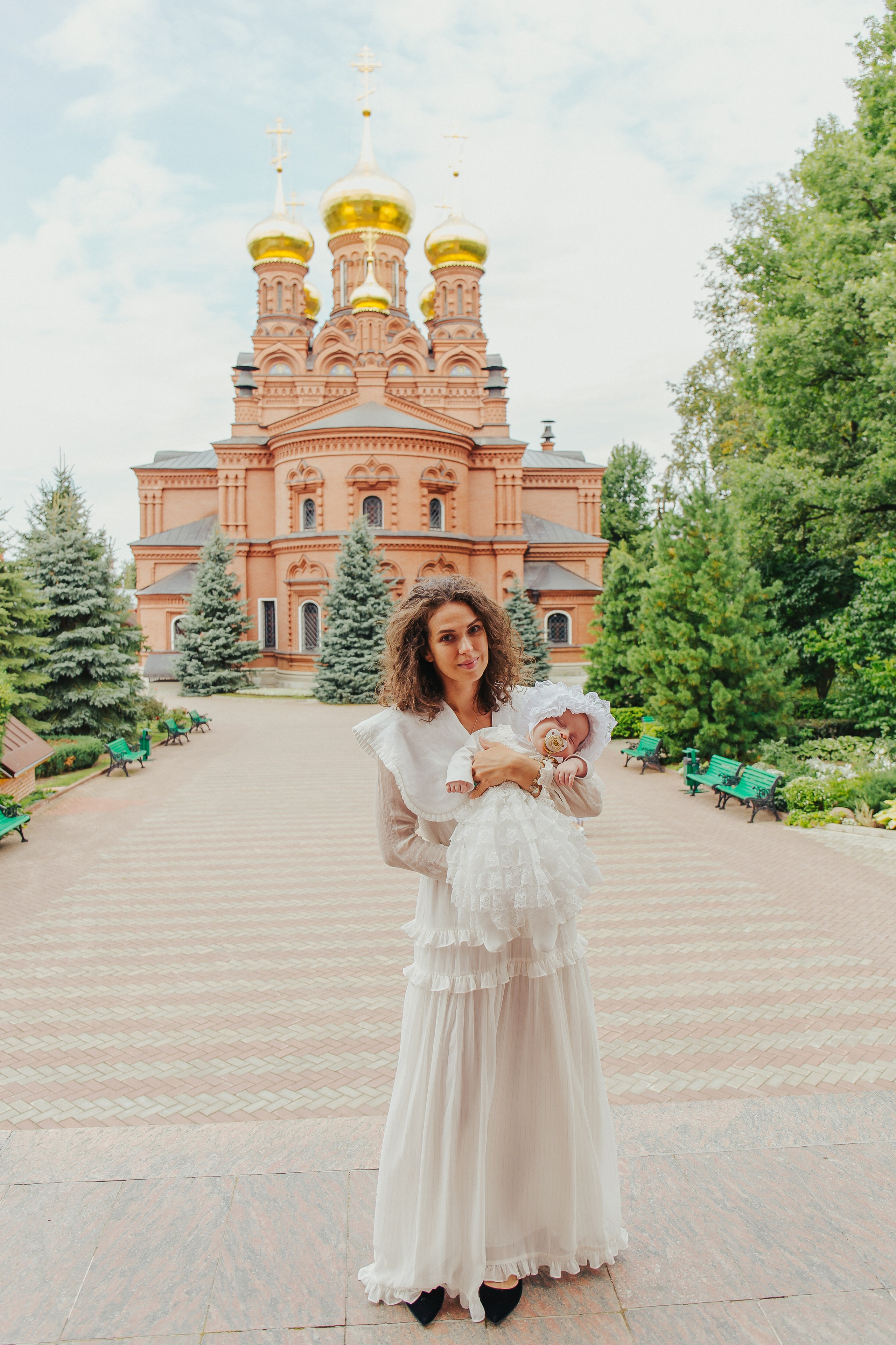 Крещение Маши в Черниговском Скиту. Фотограф новорожденных и детский в Сергиевом Посаде Кругликова Юлия