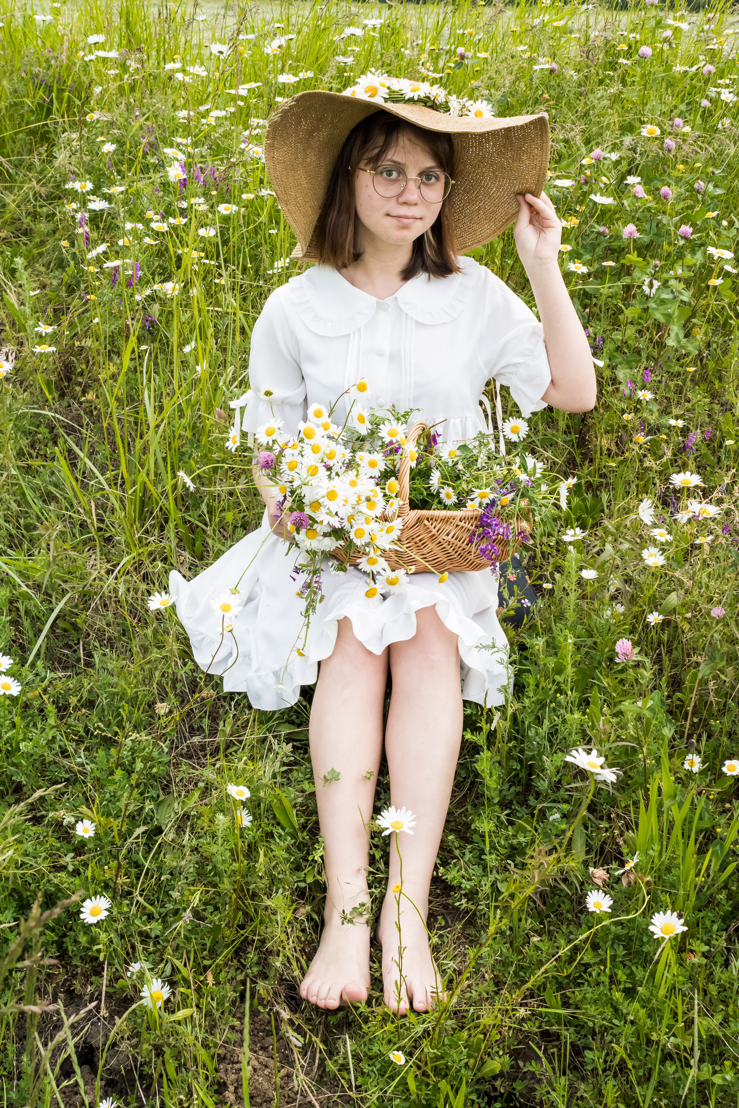 Ромашки. Фотограф детский и семейный Роза Юрченко в Геленджике, Краснодаре