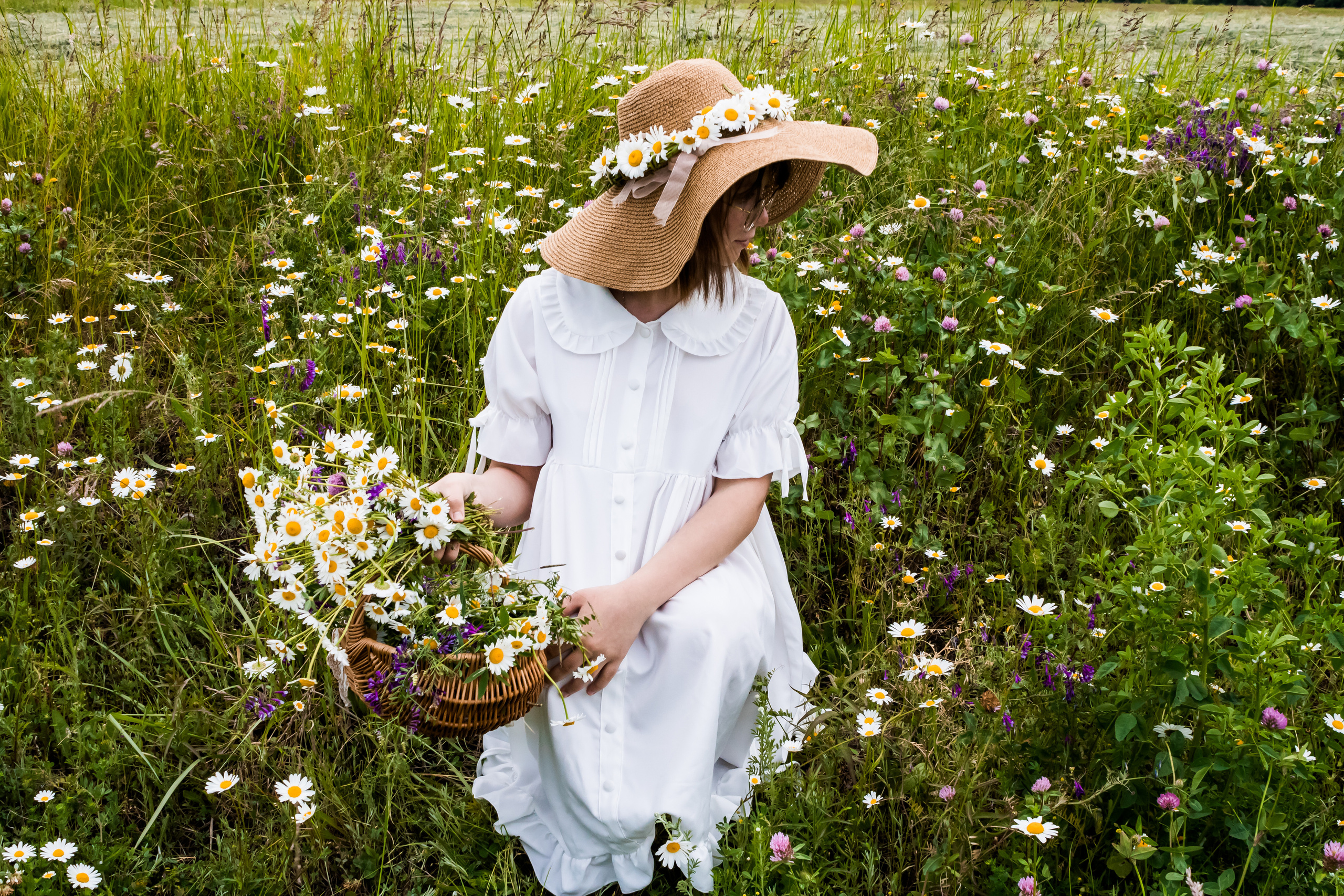 Ромашки. Фотограф детский и семейный Роза Юрченко в Геленджике, Краснодаре