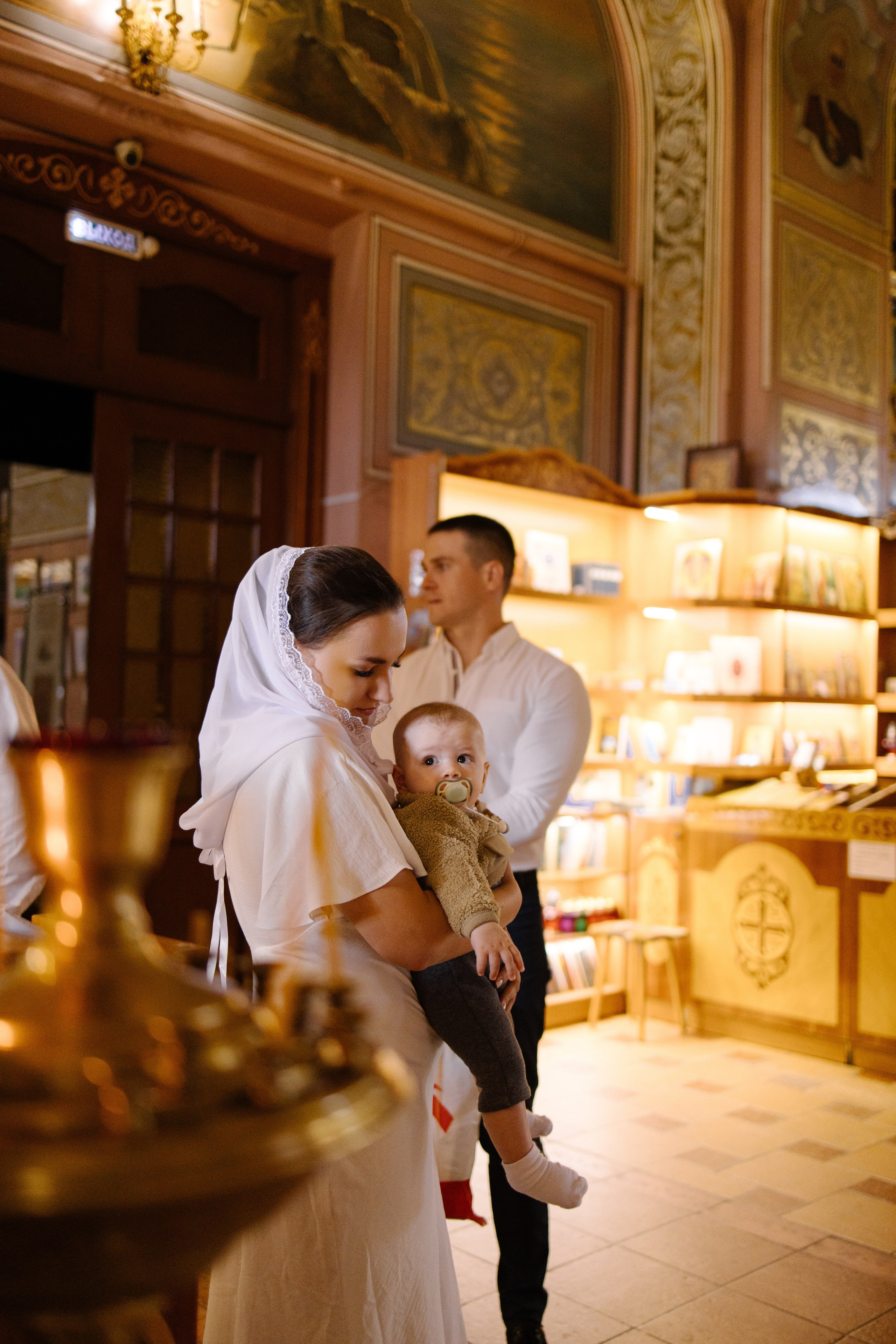 Крещение Ярослава. Семейный и портретный фотограф в Москве Анастасия Бабак