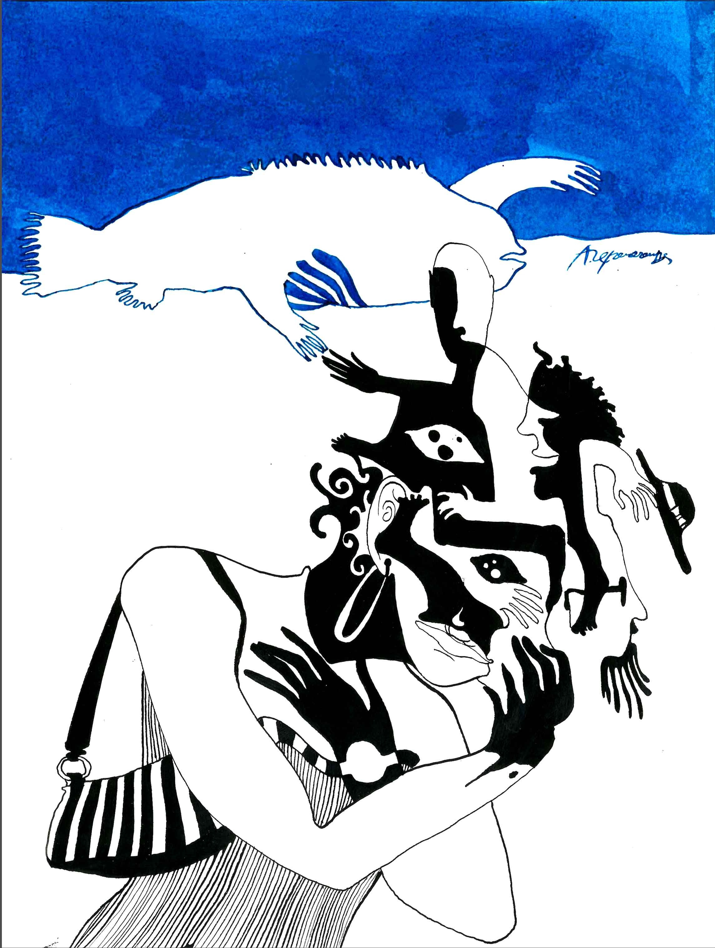 «Чернильная серия». Художник Перепечėнова-Феофанова Анна