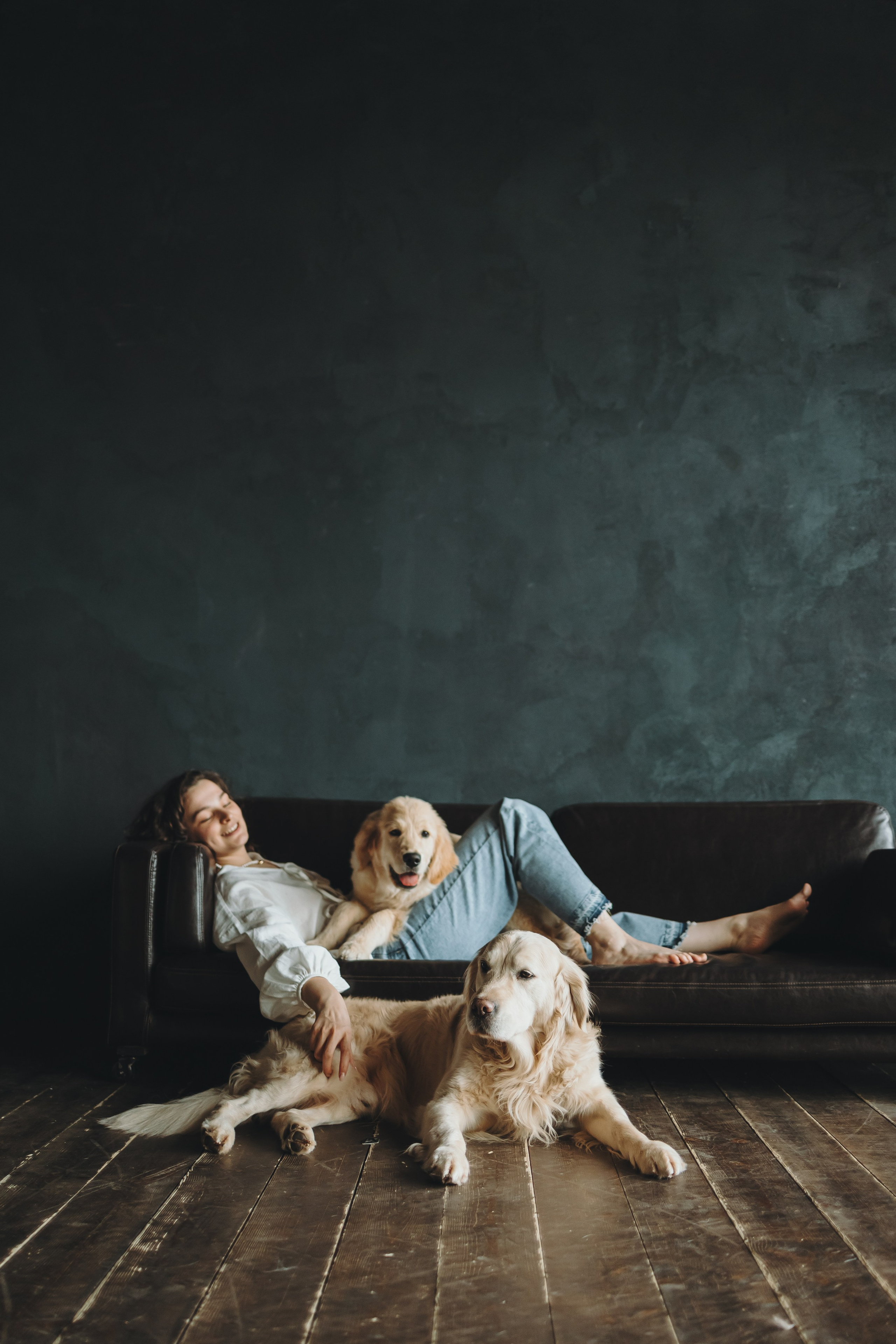 Настя, Арчи и Арагон. Фотограф-анималист в Санкт-Петербурге Алина Яхонт