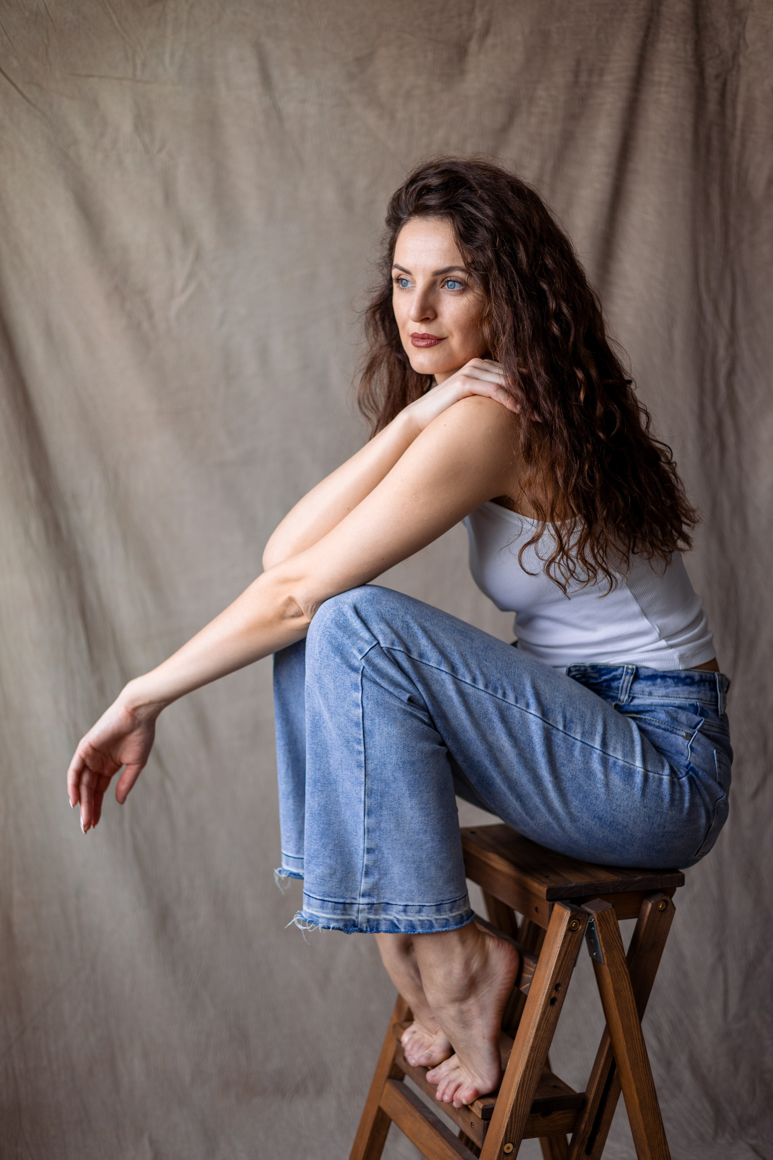 Девушки в студии. Анжелика Пилипас