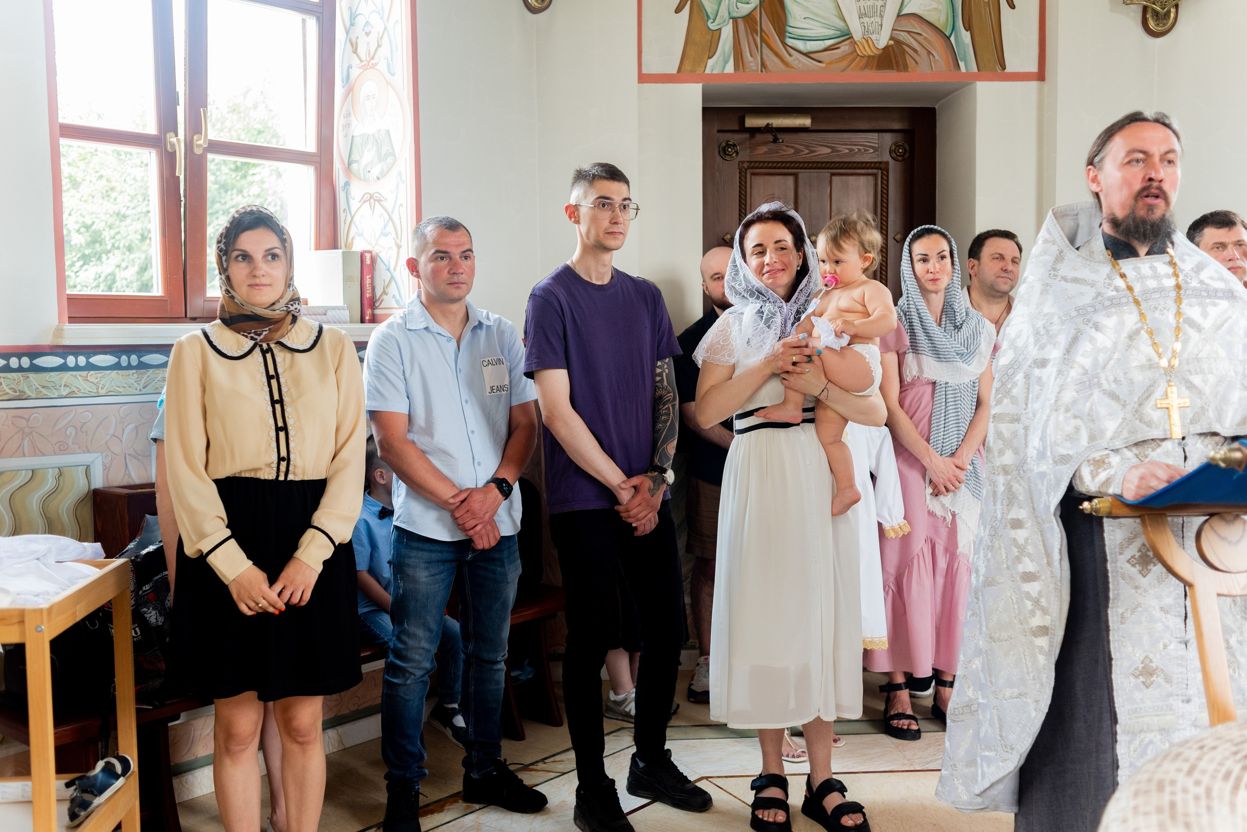 Крещение Ники. Фотограф Юлия Попова