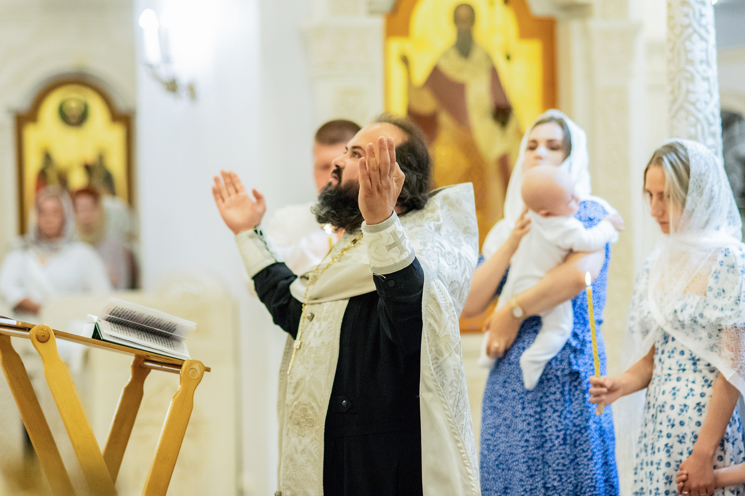 Крещении Ксении. Фотограф Юлия Попова