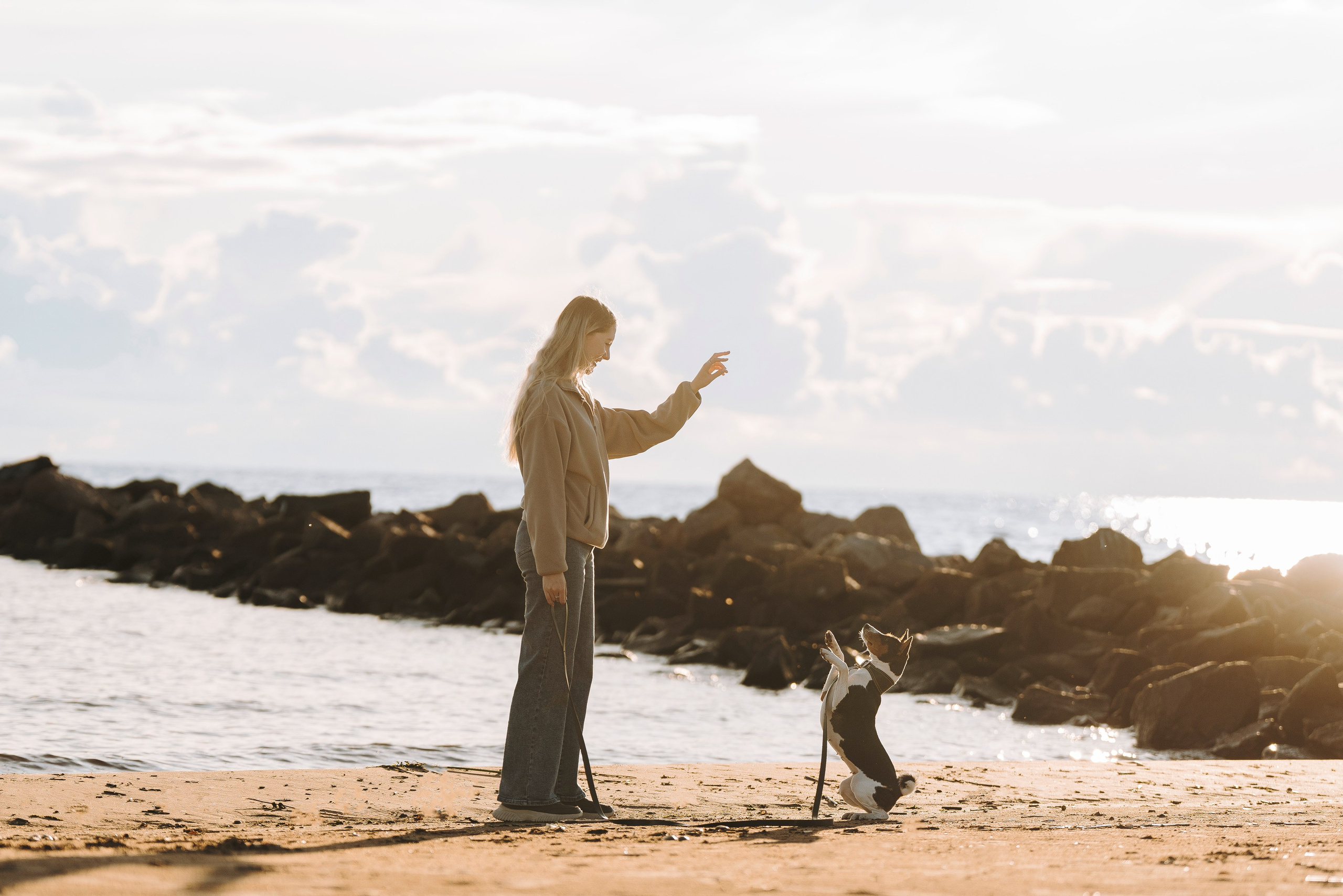 Екатерина и Дива. Фотограф анималист в Спб недорого Олеся Майорова