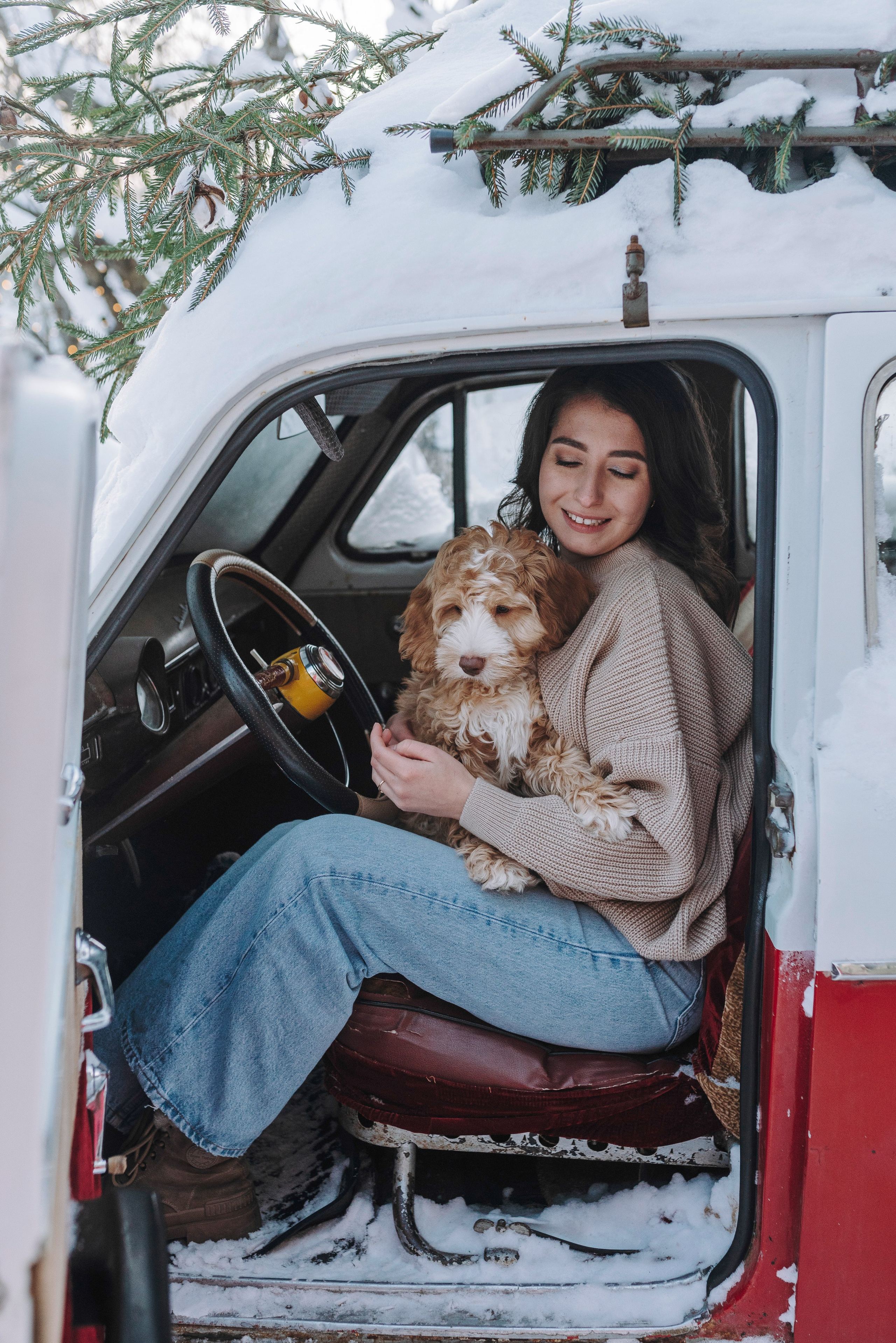 Мёрфи, Таня и Антон. Фотограф анималист в Спб недорого Олеся Майорова