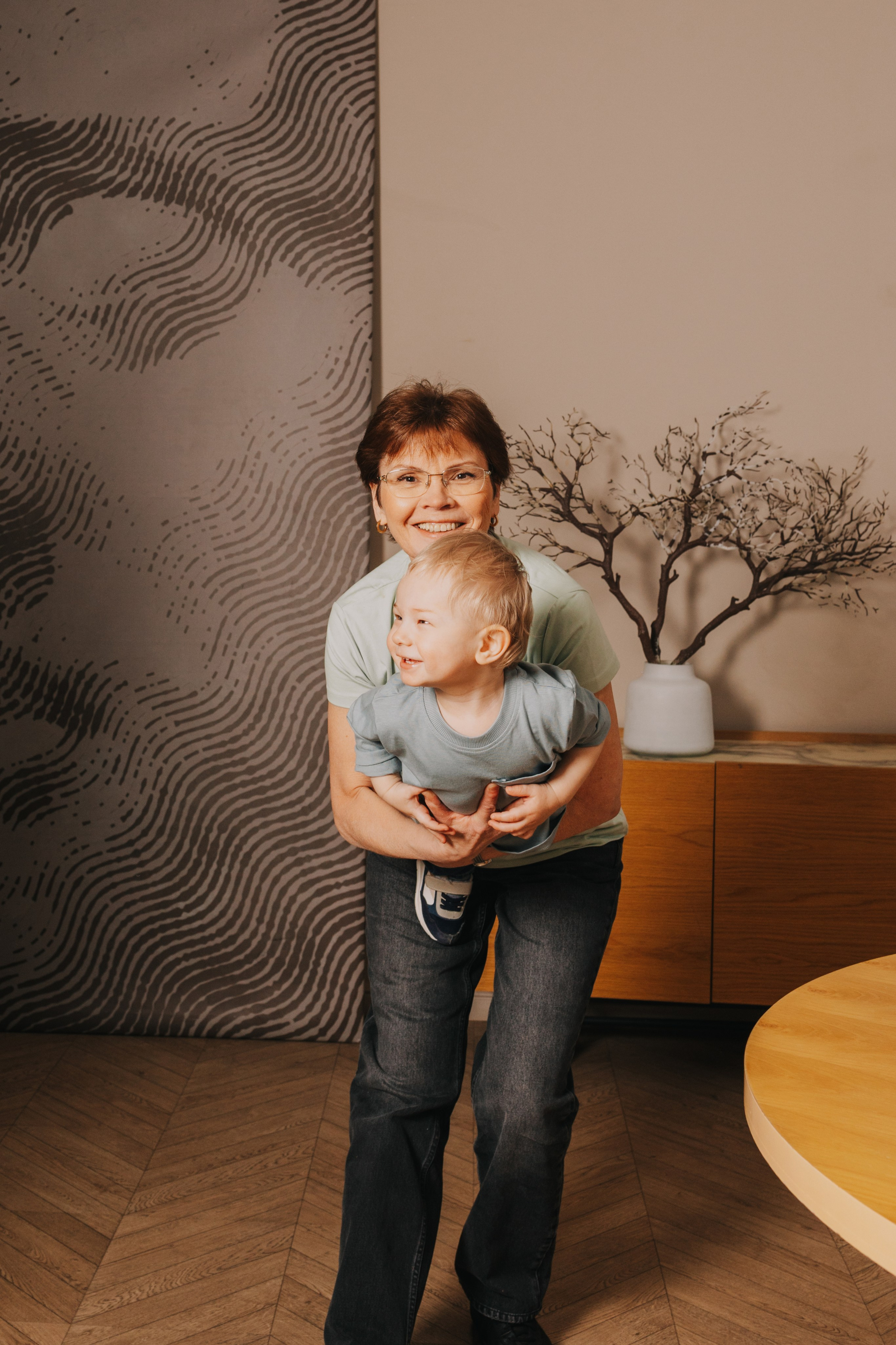 Большая семья. Домашняя фотосессия