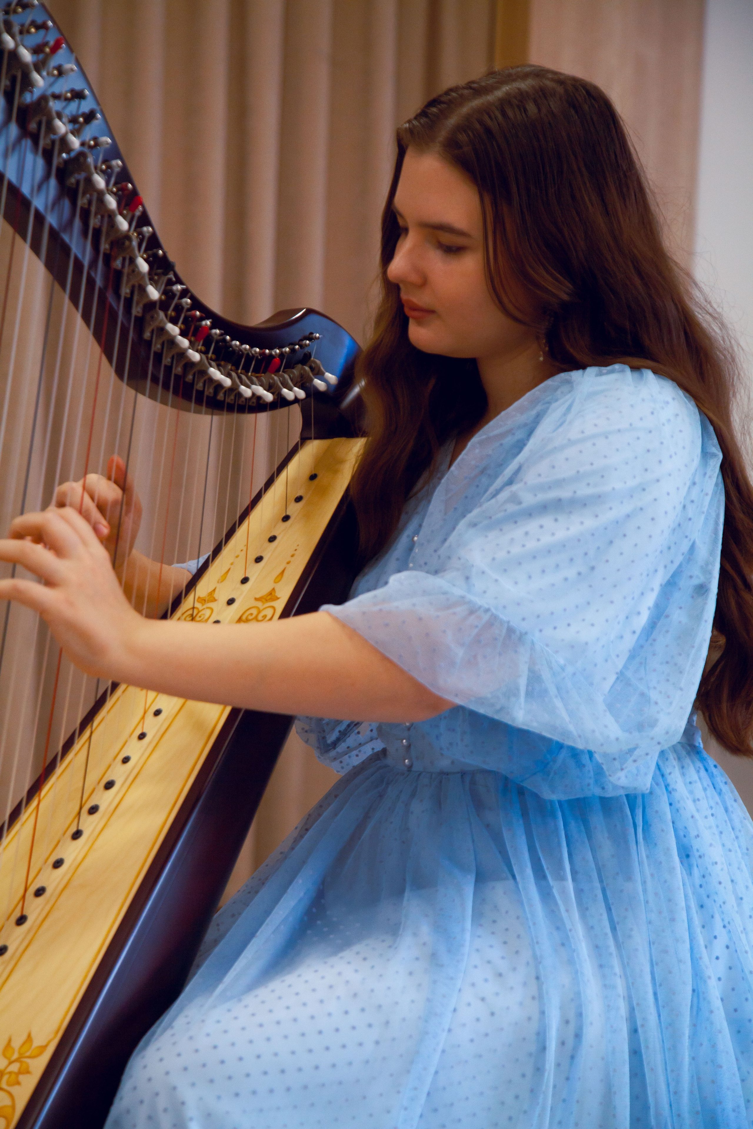 Музыкальный концерт с арфой. 04.11.23. Профессиональное фото в Казани: от идеи до результата. Фотограф Яна Мур