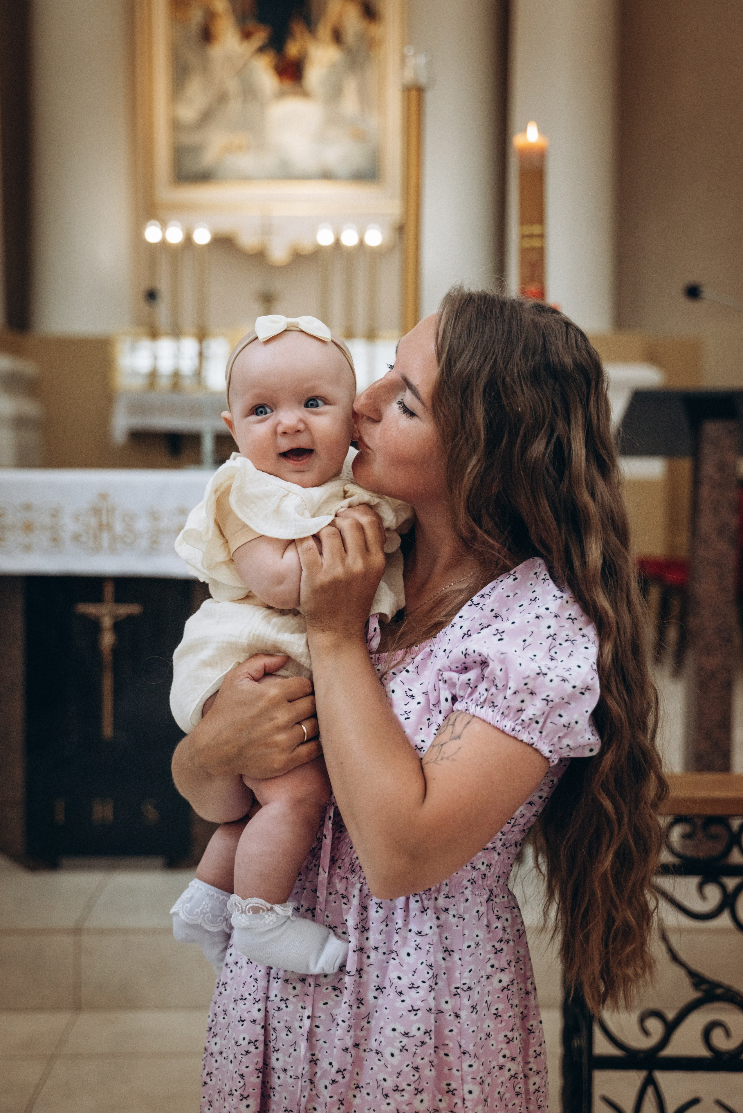 Крещение Леи (костёл в Заславле). Семейный фотограф в Минске Дарья Дреко