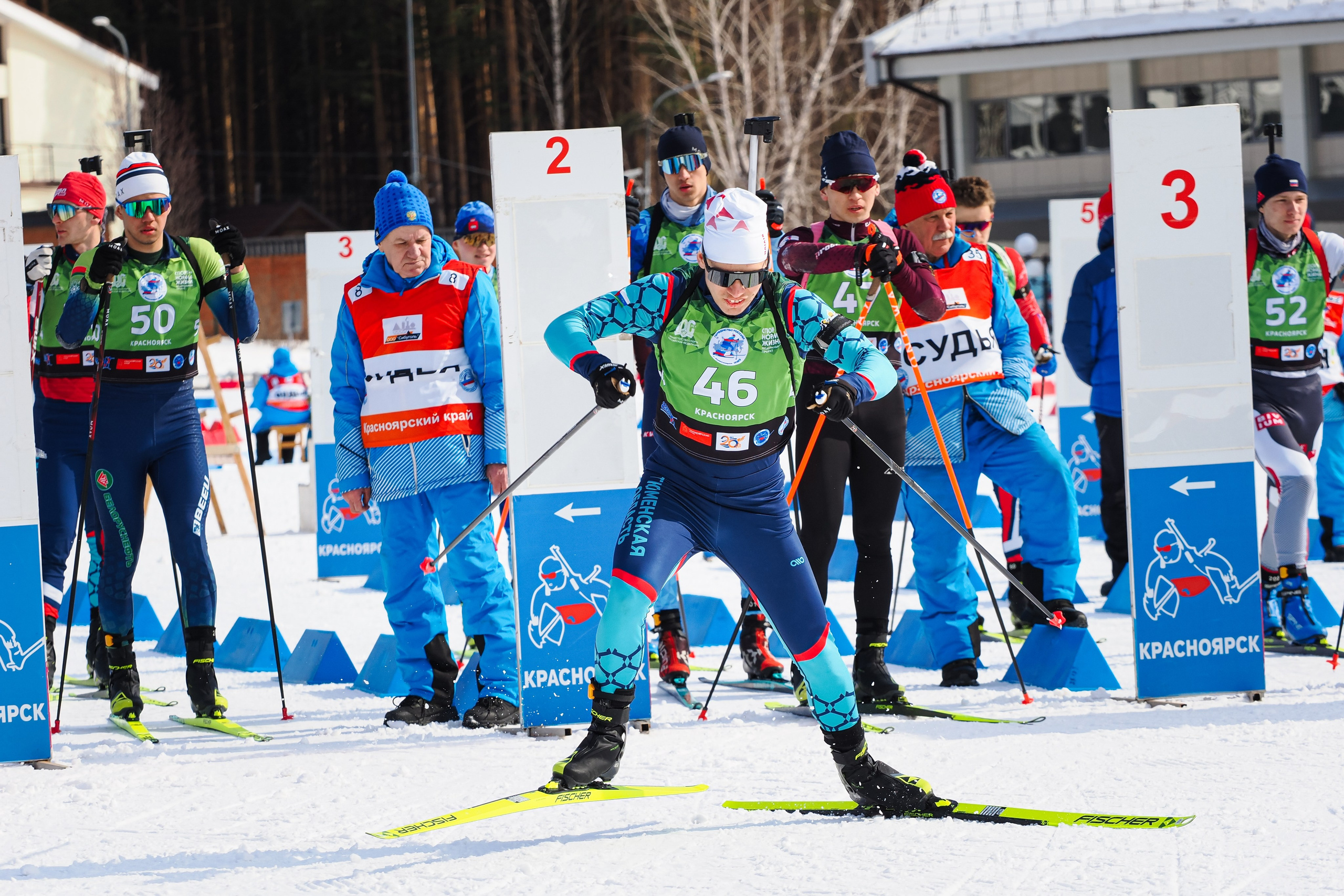 Биатлон / Первенство России. Репортажный фотограф Алексей Козьмин