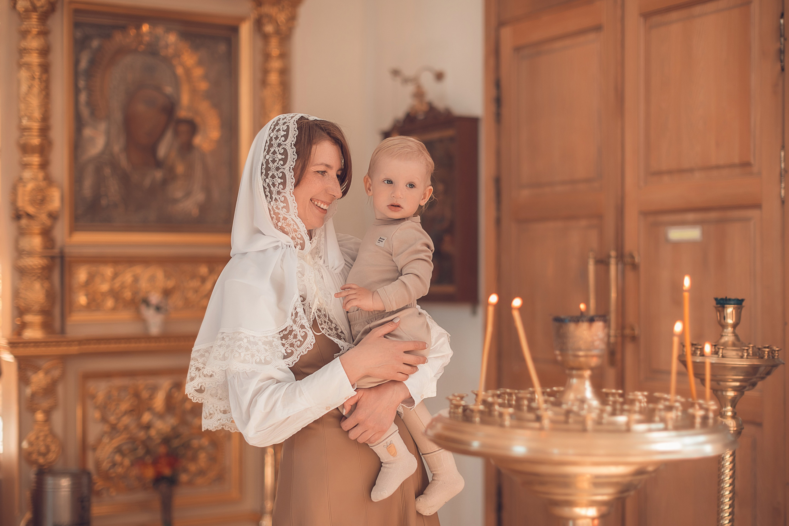 Таинство Крещение Фёдора в Казанском храме. Главная