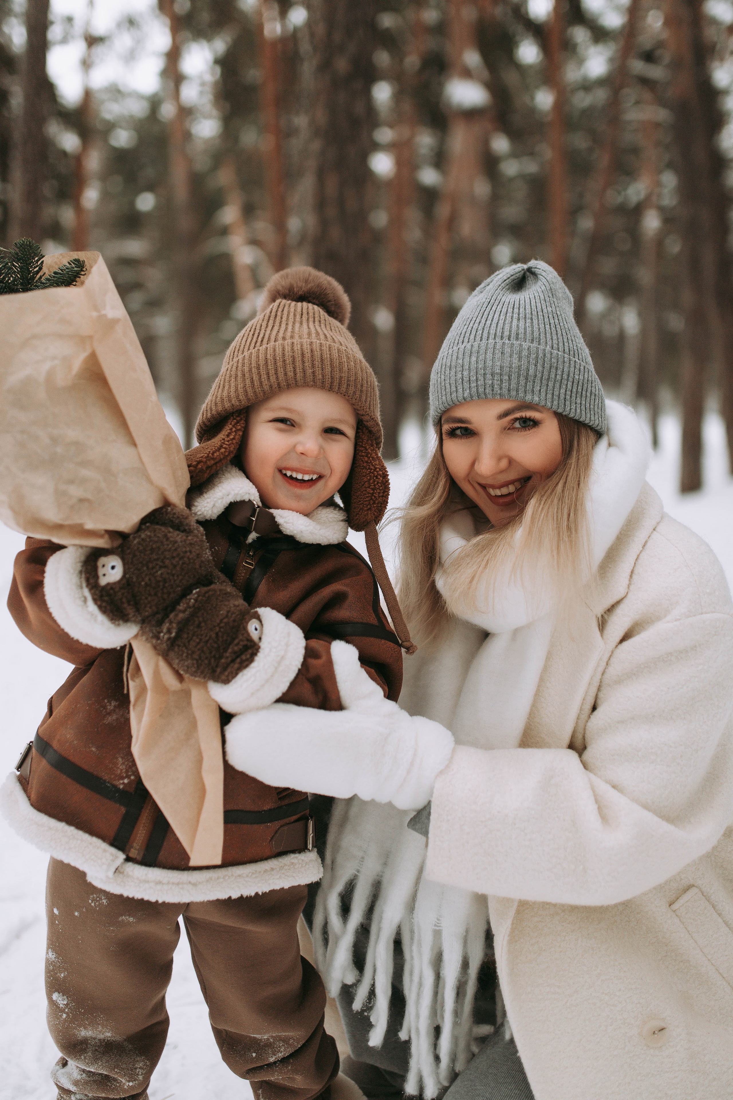 Зимняя прогулка по лесу. Свадебный и семейный фотограф в Нижнем Новгороде