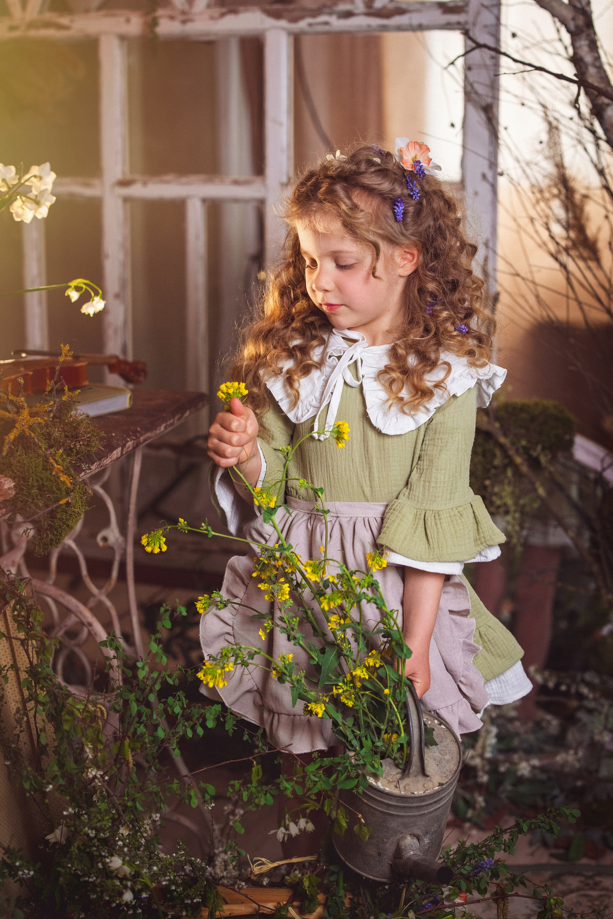 Детская фотосессия с утятами и кроликом. Семейный и детский фотограф в Краснодаре Анна Трашкова