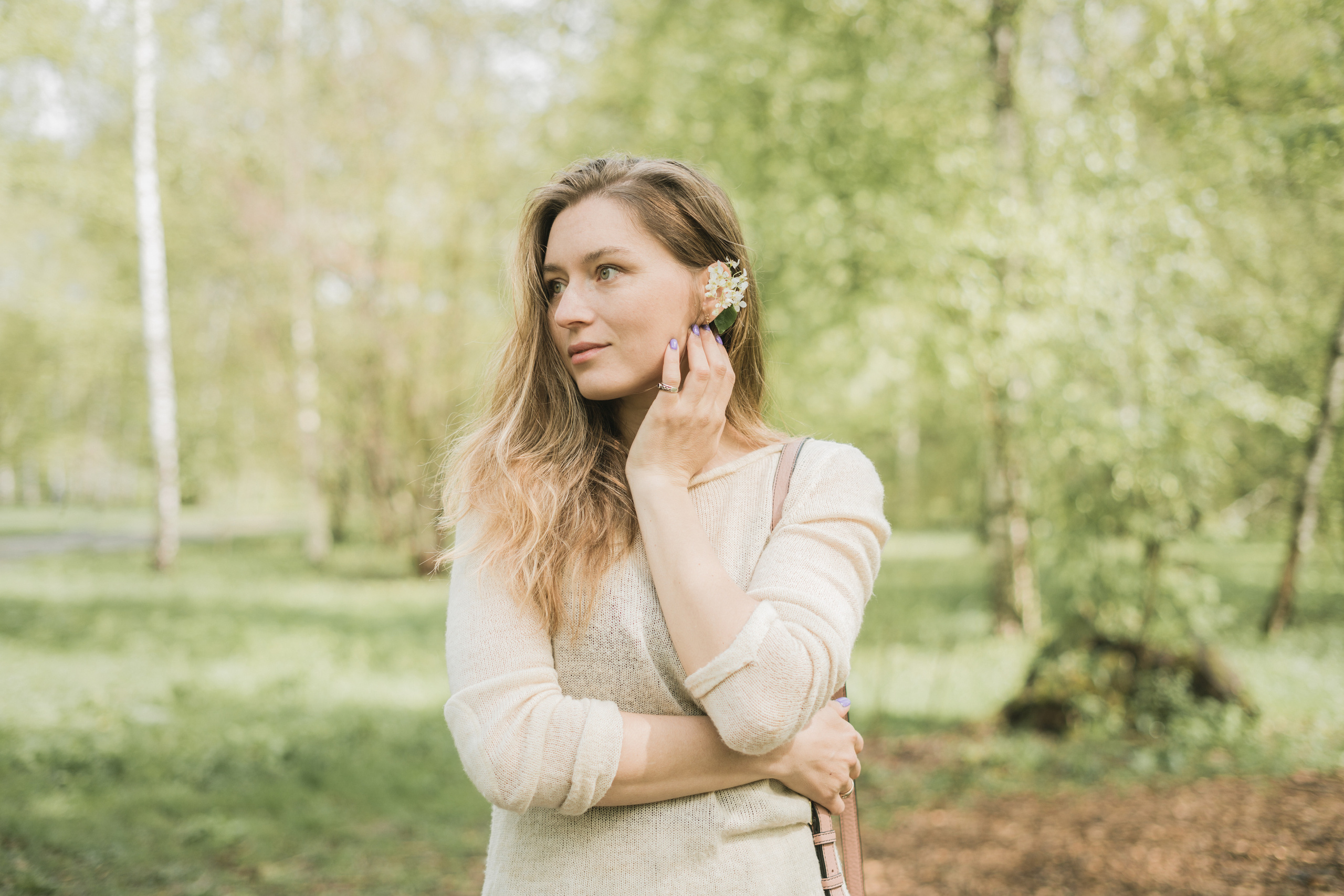 Фотосессии в цветении в парках Москвы. Семейный фотограф Ольга Мишустина в Самаре
